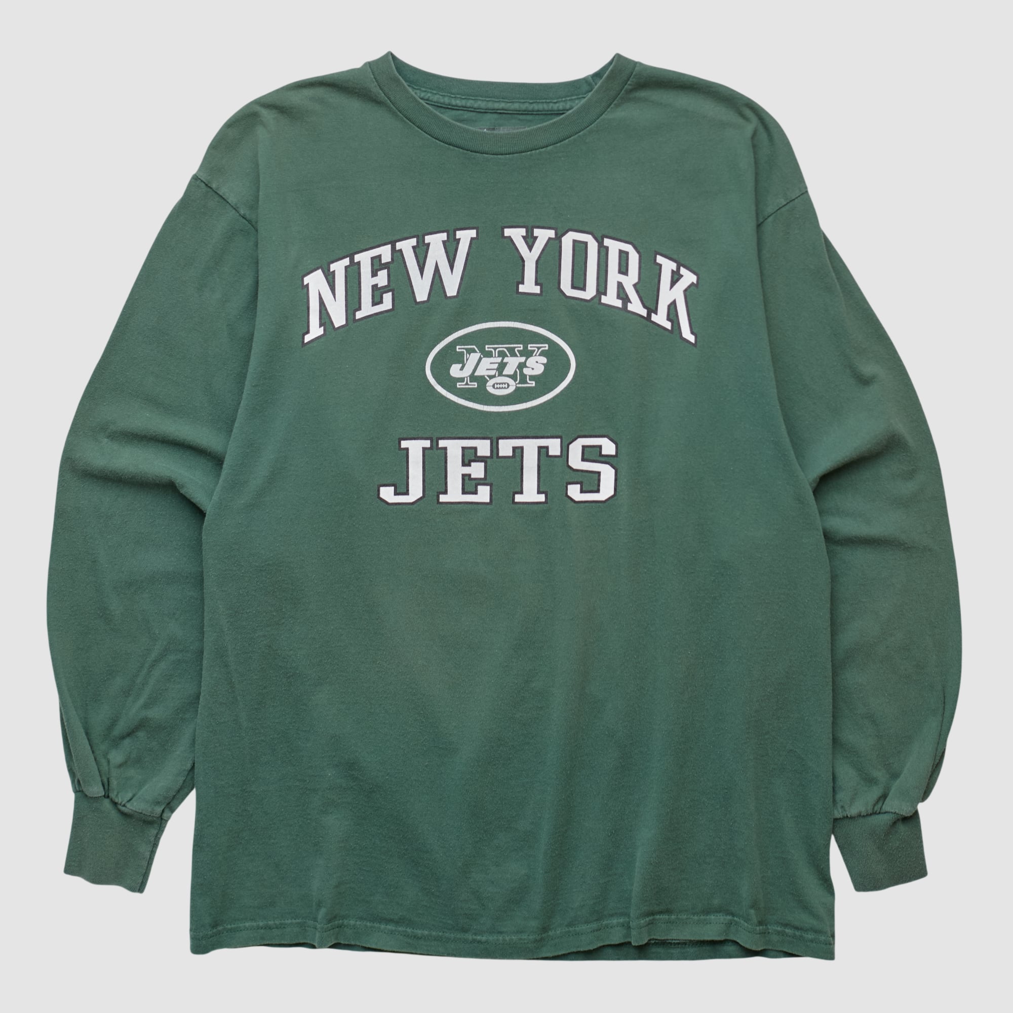New York Jets NFL 2000s Long Sleeve T-shirt - Green - S