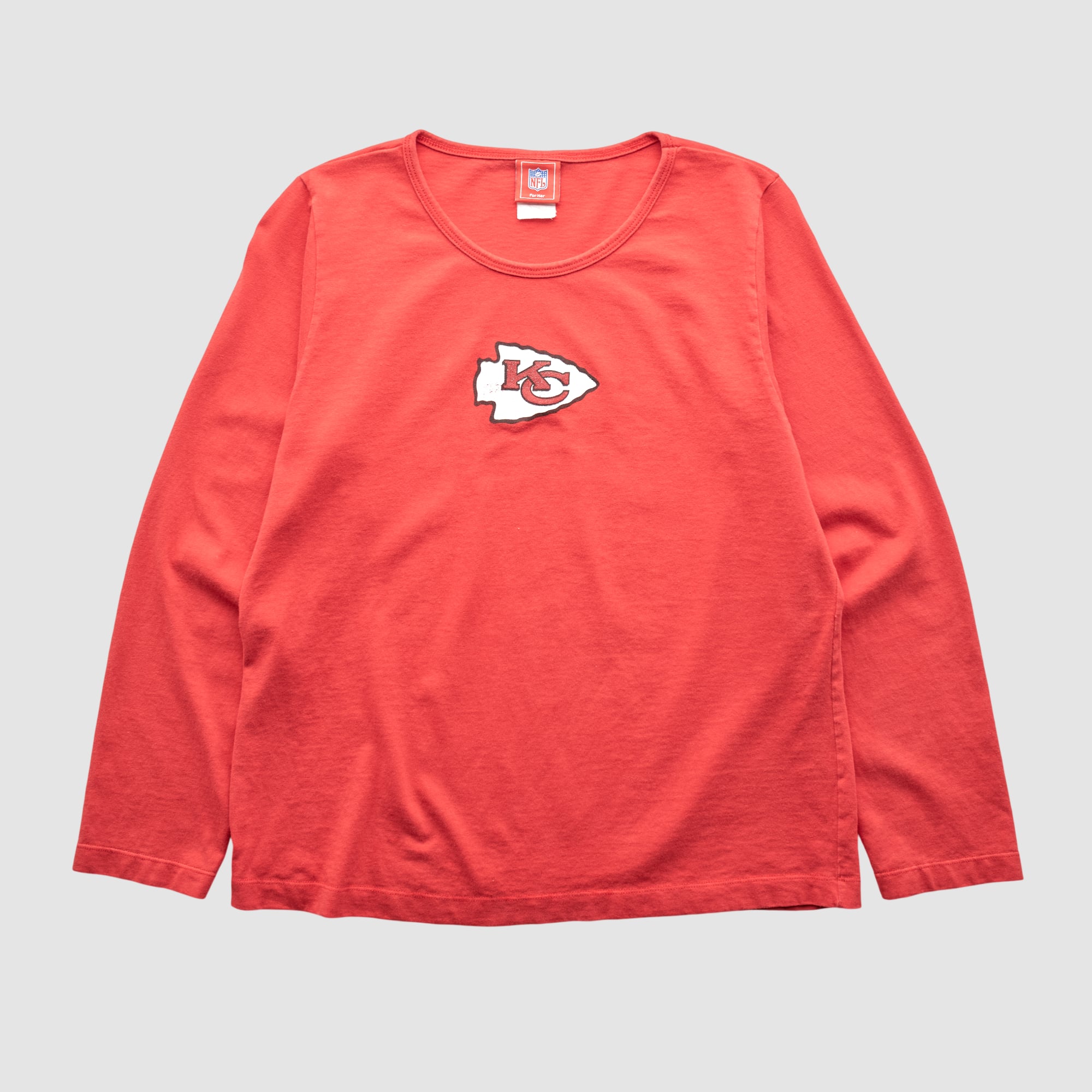 Kansas City Chiefs NFL 2000s Long Sleeve T-shirt - Red - M