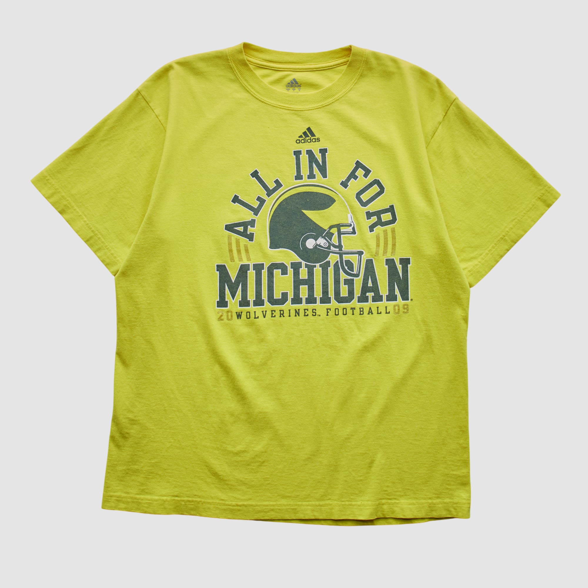 Michigan Wolverines Adidas 2009 T-shirt - Yellow - S