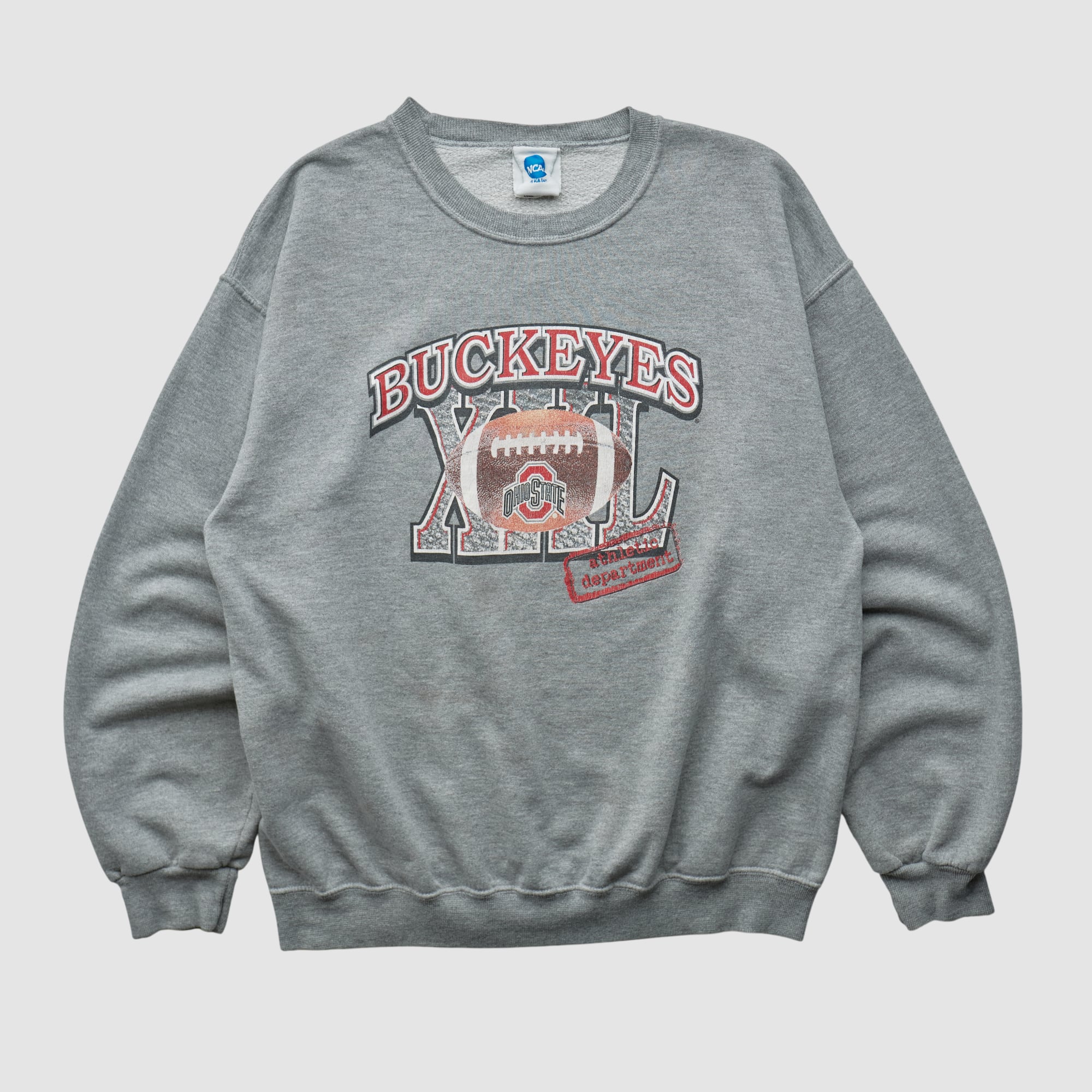 Ohio State Buckeyes NCAA 2000s Pullover Sweatshirt - Heather Gray - S