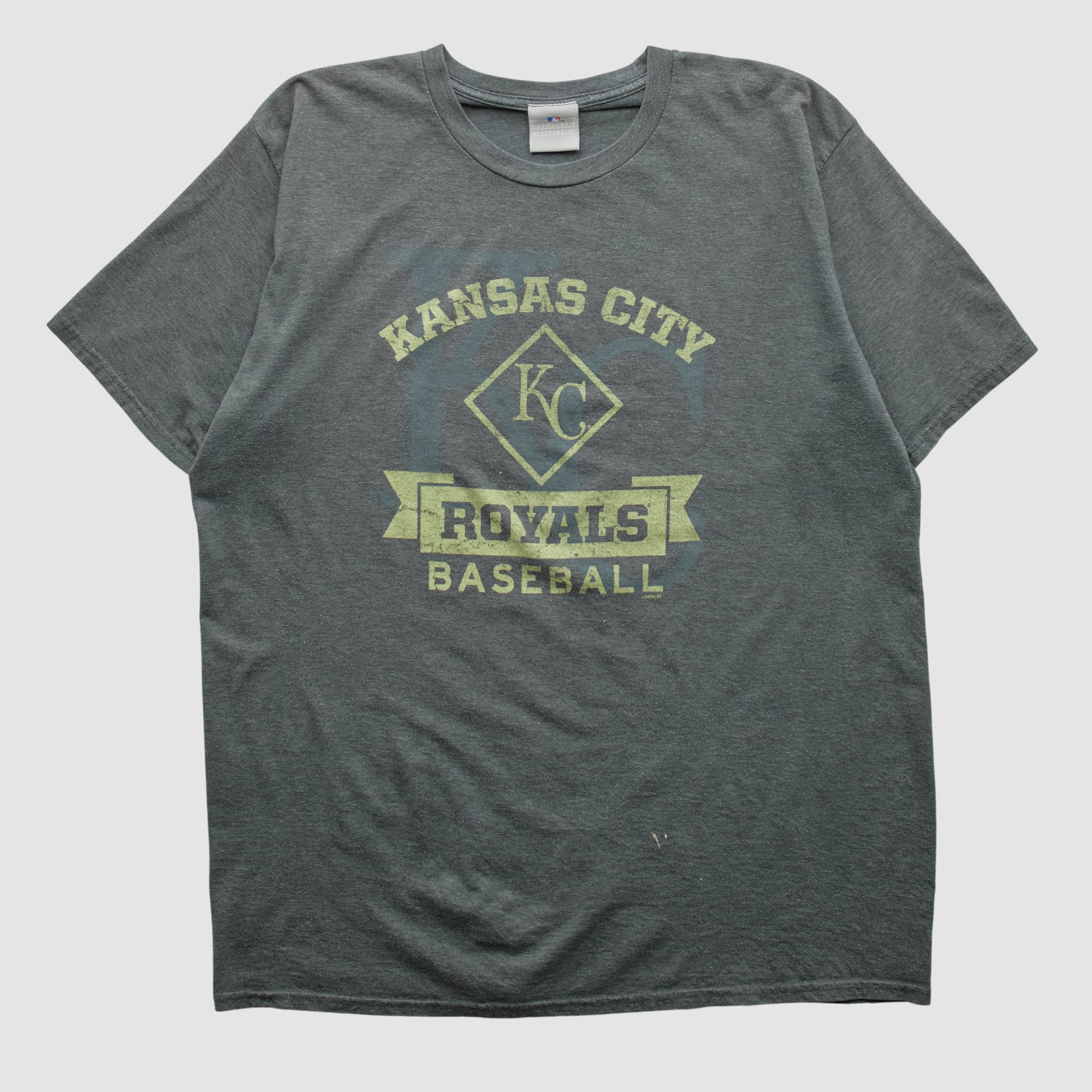 Kansas City Royals Genuine Merchandise 2000s T-shirt - Dark Heather Gray - XL