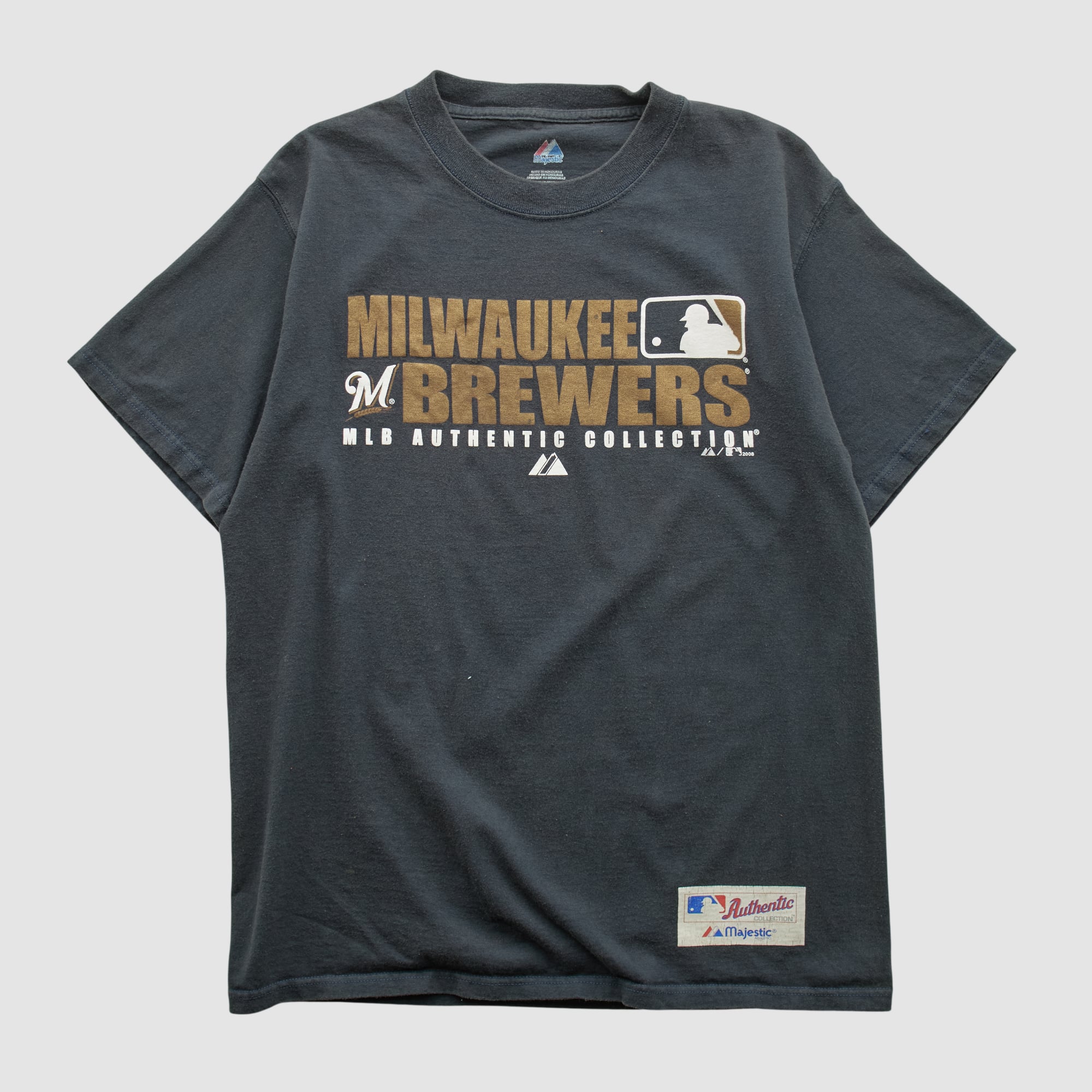 Milwaukee Brewers Majestic 2008 T-shirt - Black - S