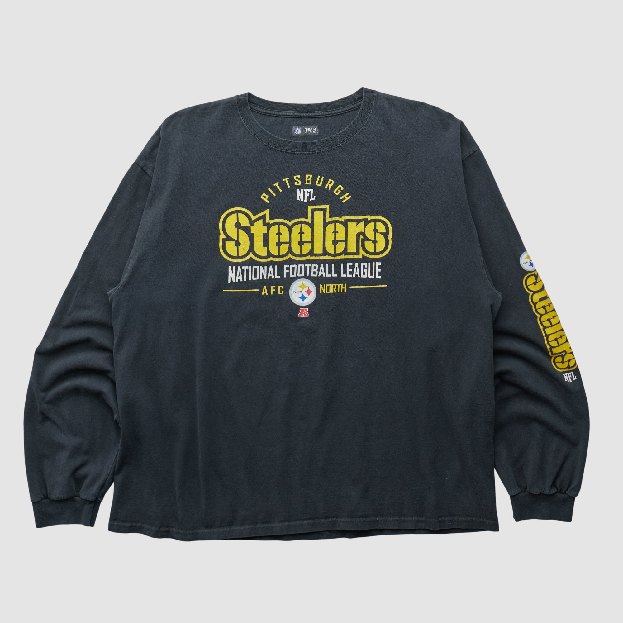 Pittsburgh Steelers NFL 2010s Long Sleeve T-shirt - Black - XL