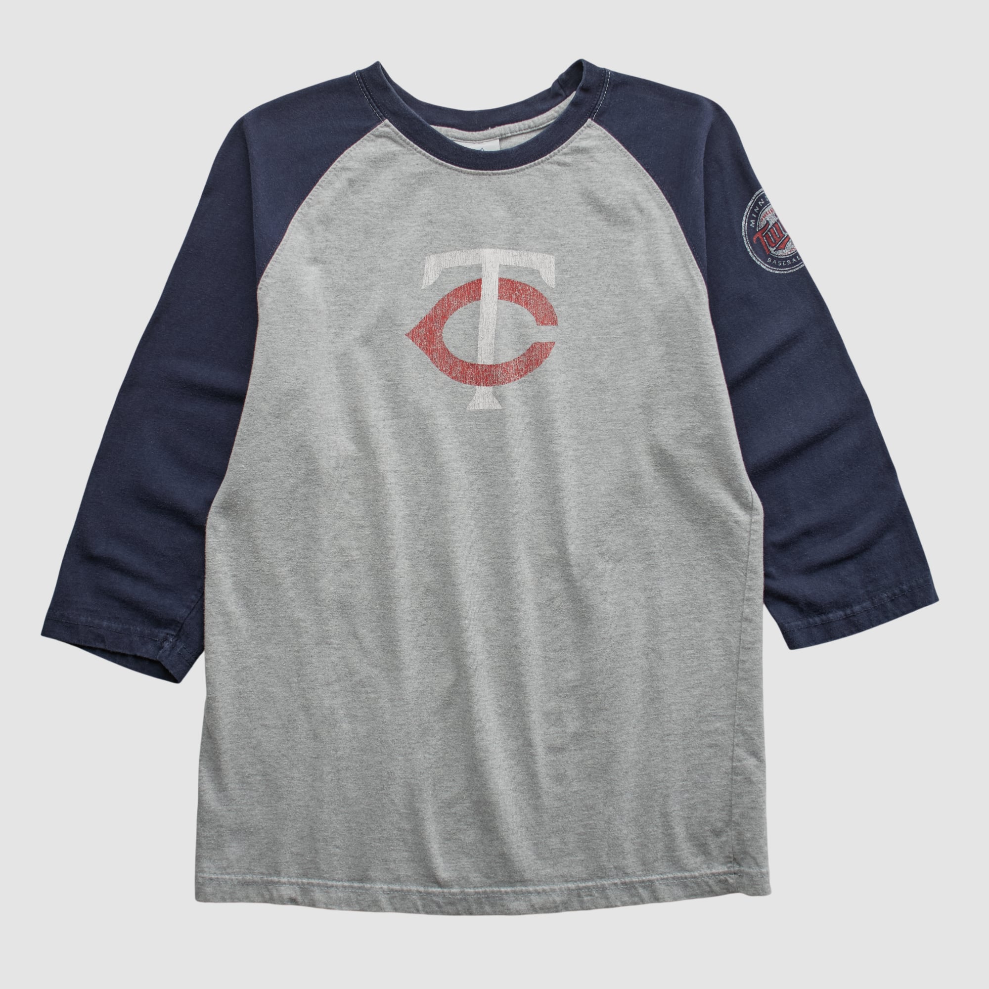 Minnesota Twins Majestic 2000s T-shirt - Heather Gray - S