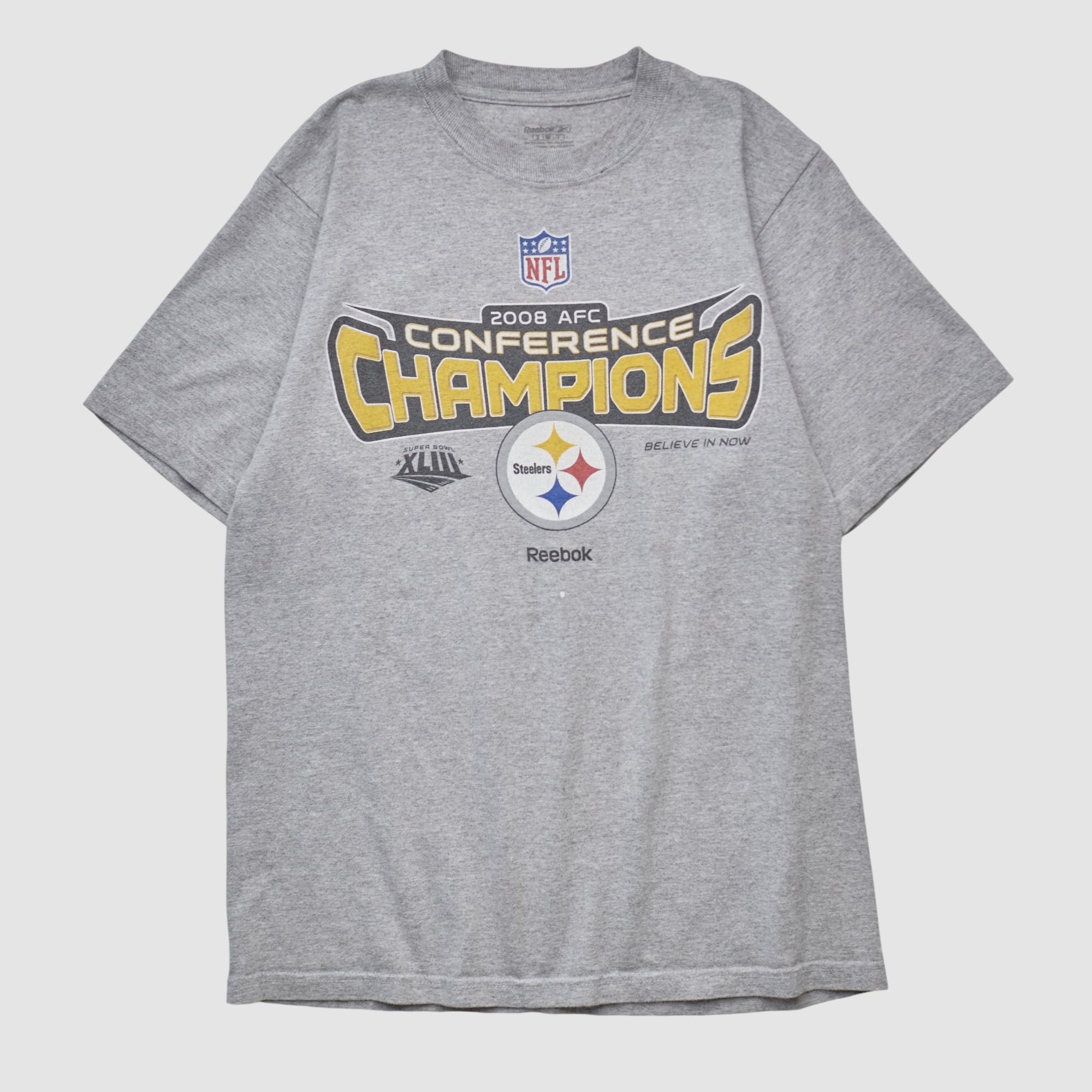 Conference Champions Reebok 2008 T-shirt - Heather Gray - XS