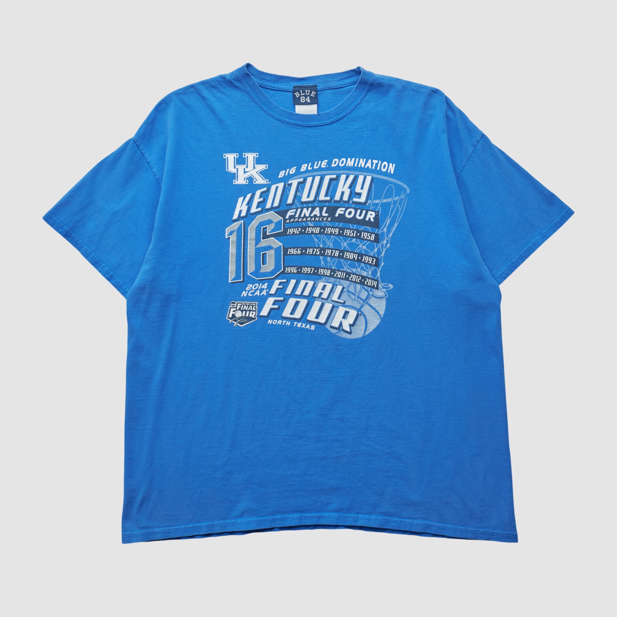 Kentucky Wildcats Blue 84 2014 T-shirt - Blue - L