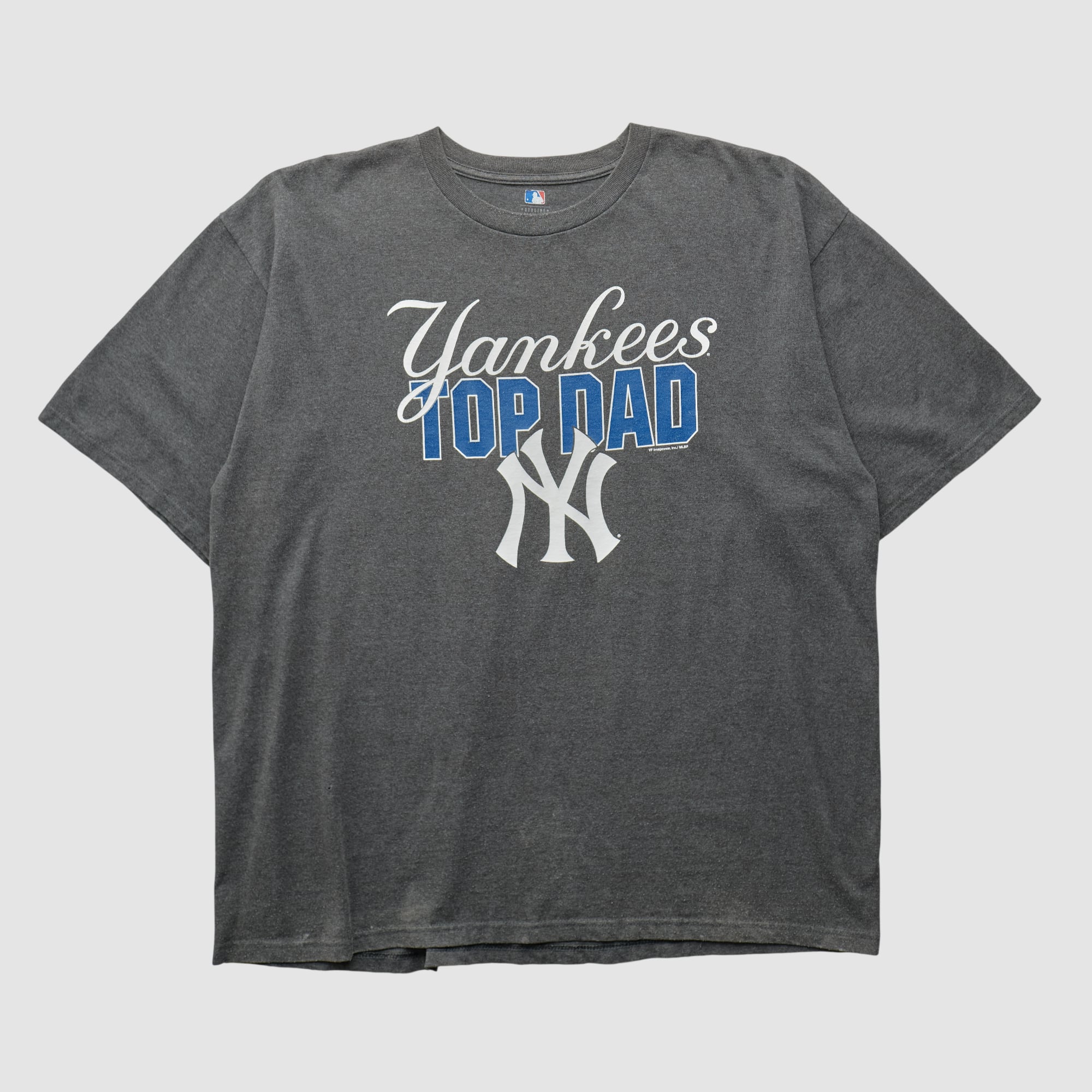 New York Yankees Genuine Merchandise 2000s T-shirt - Dark Heather Gray - 2XL