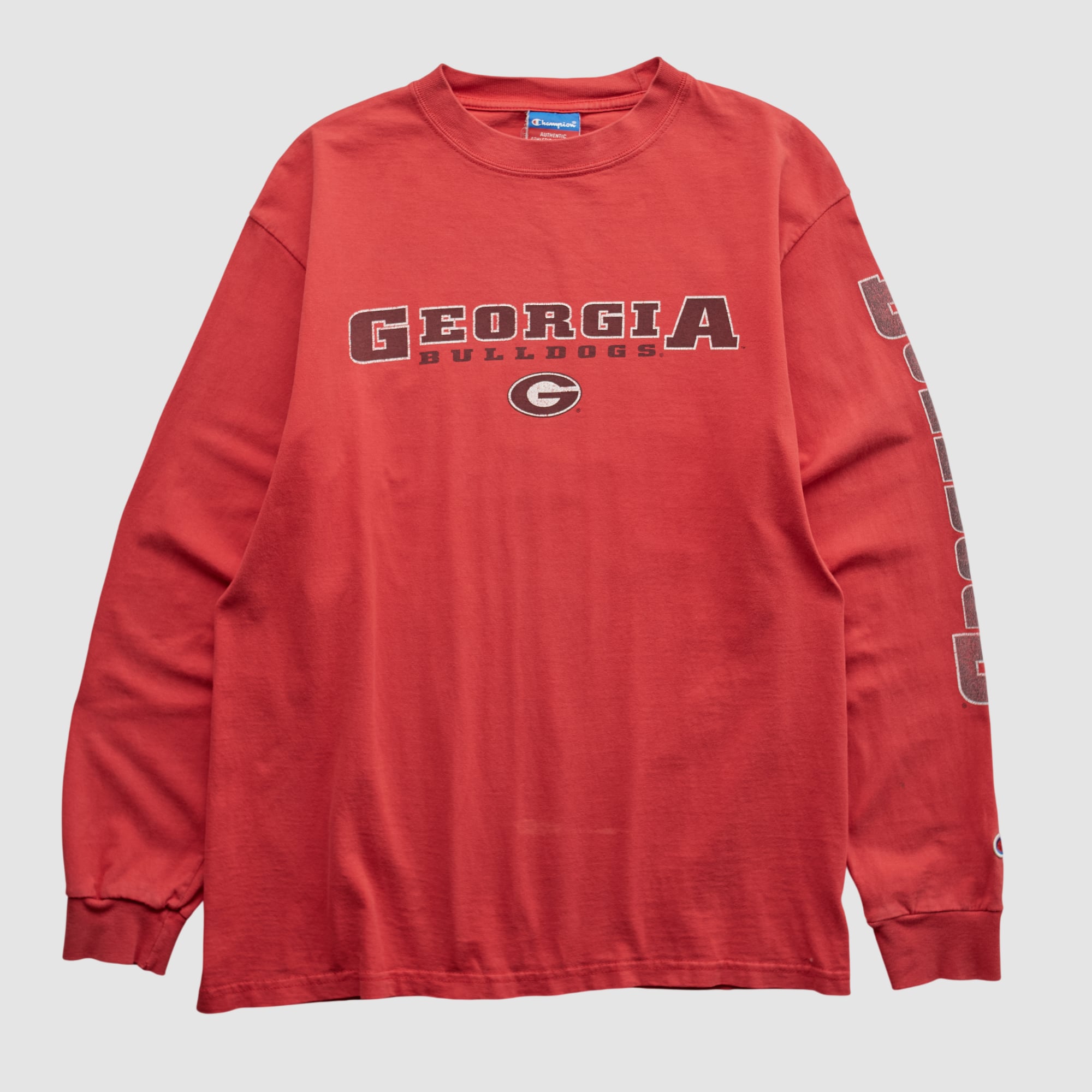 Georgia Bulldogs Champion 2000s Long Sleeve T-shirt - Red - S