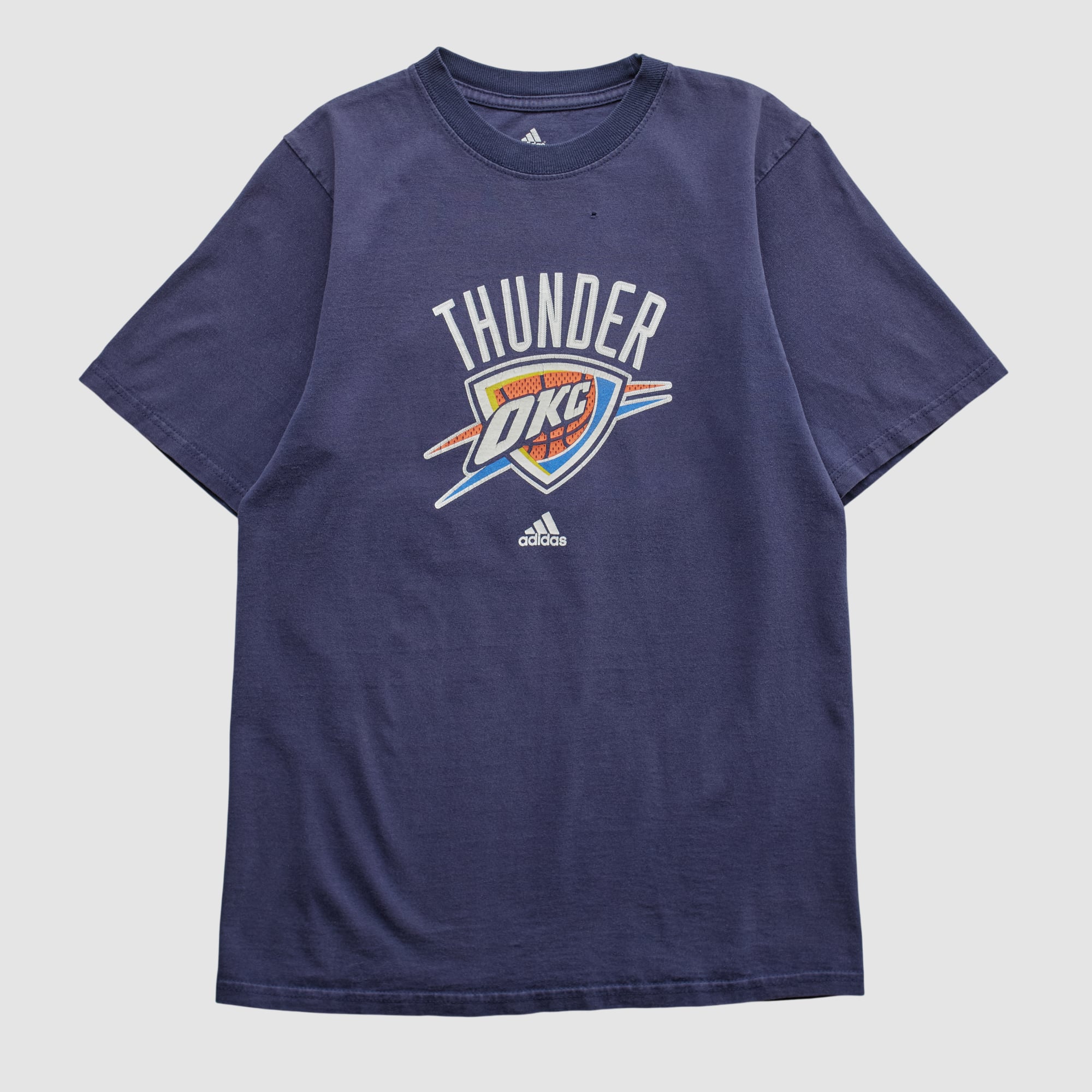 Oklahoma City Thunder Adidas 2010s T-shirt - Navy - S