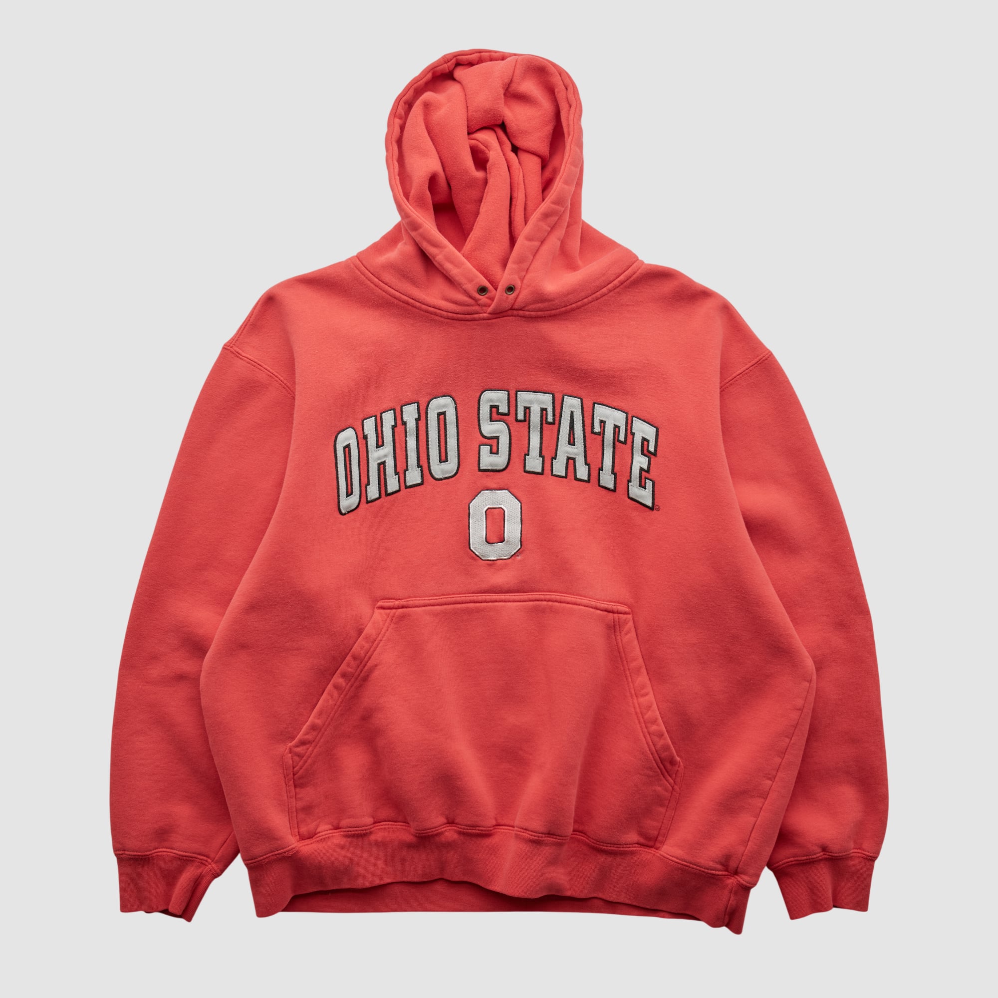 Ohio State Buckeyes Reebok 2000s Hooded Pullover Sweatshirt - Red - XS