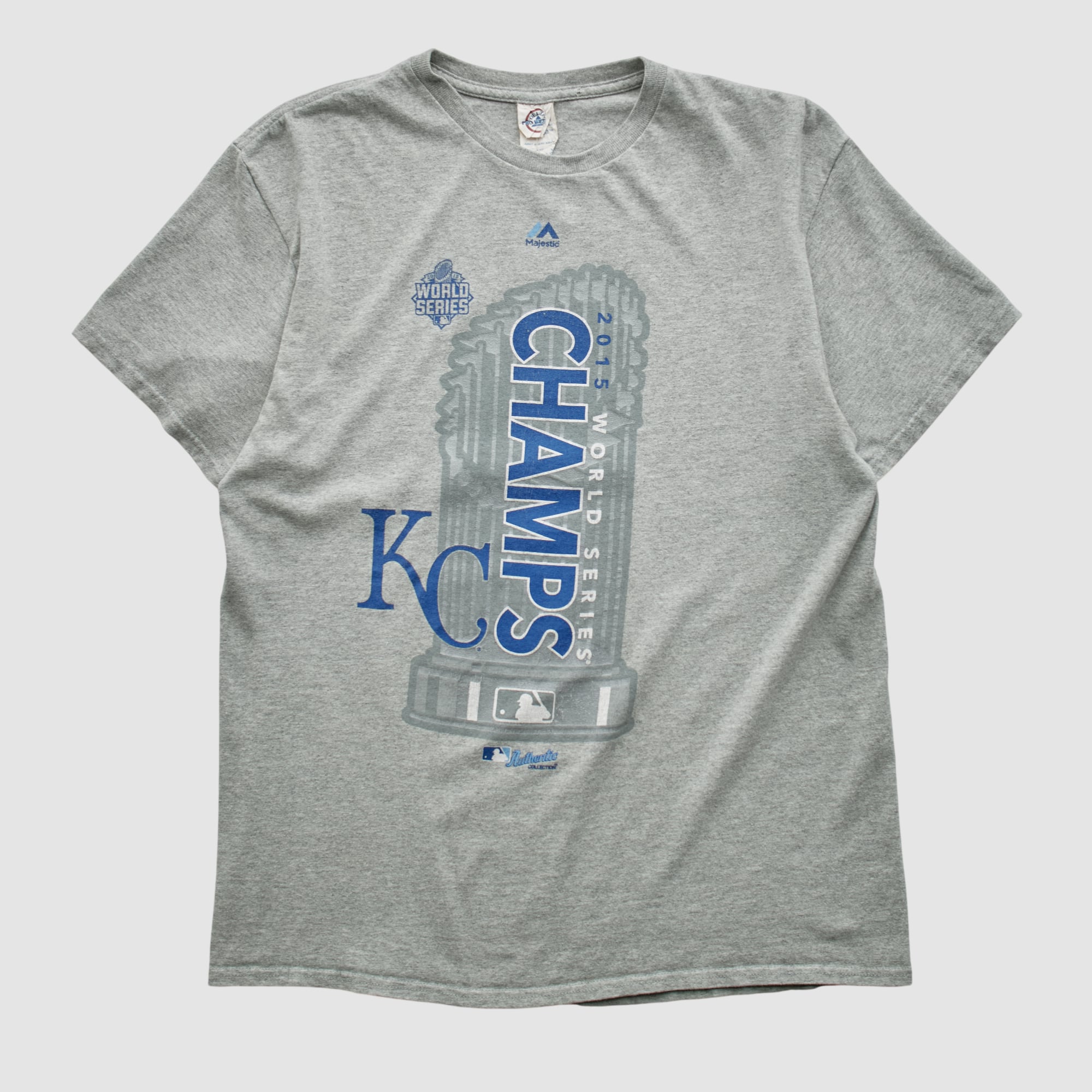 Kansas City Royals Delta 2015 T-shirt - Heather Gray - S