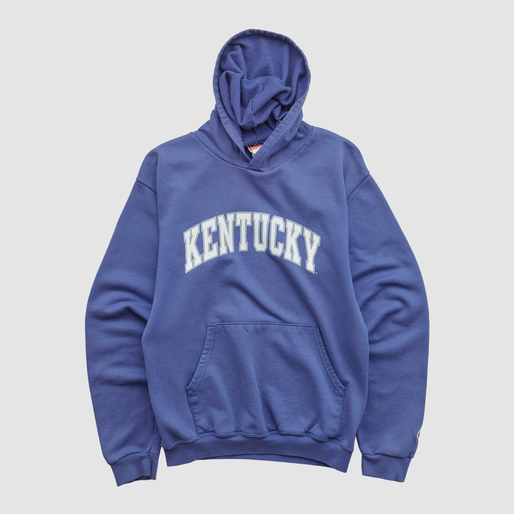 Kentucky Wildcats Champion 2000s Hooded Pullover Sweatshirt - Blue - XXS