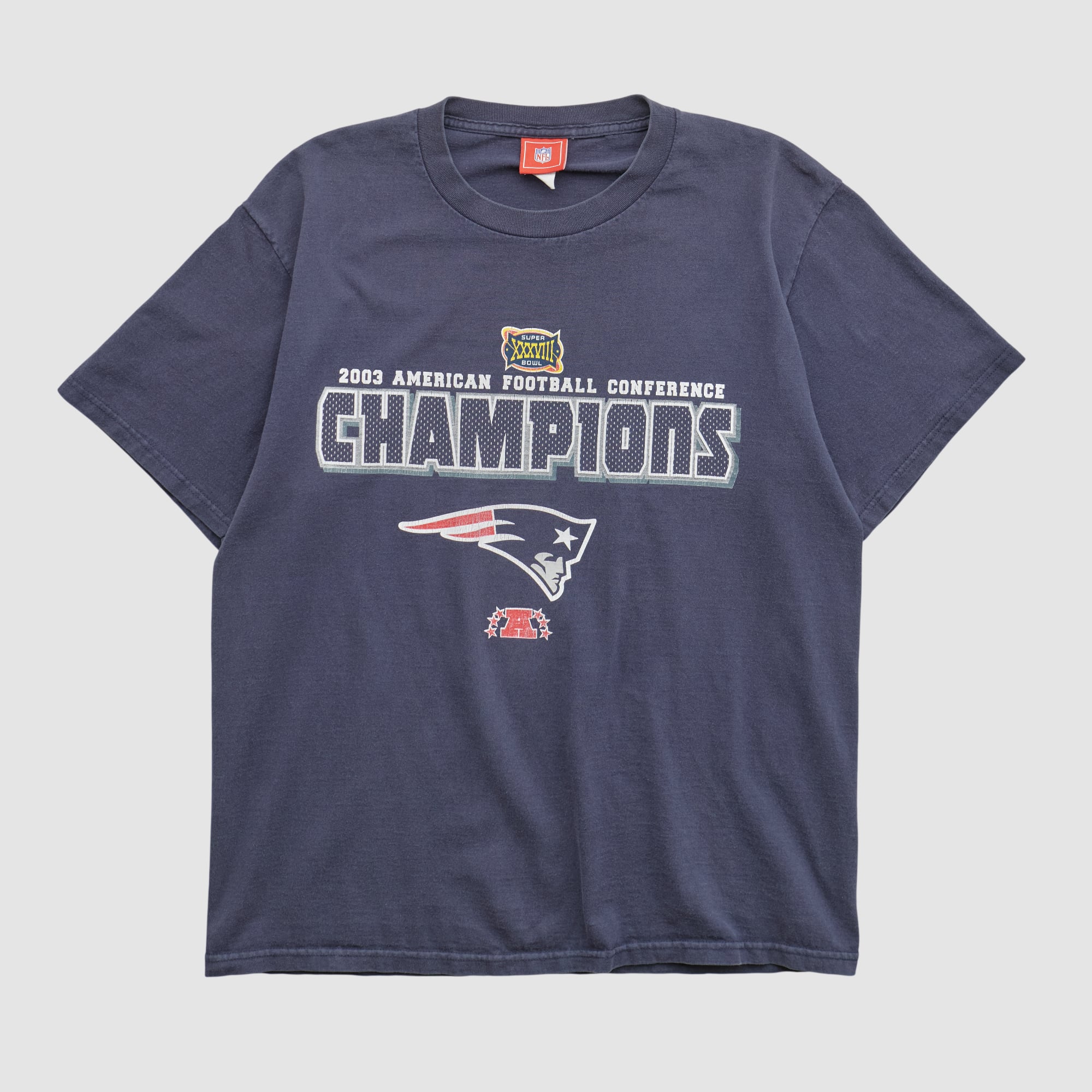 New England Patriots NFL 2003 T-shirt - Navy - L