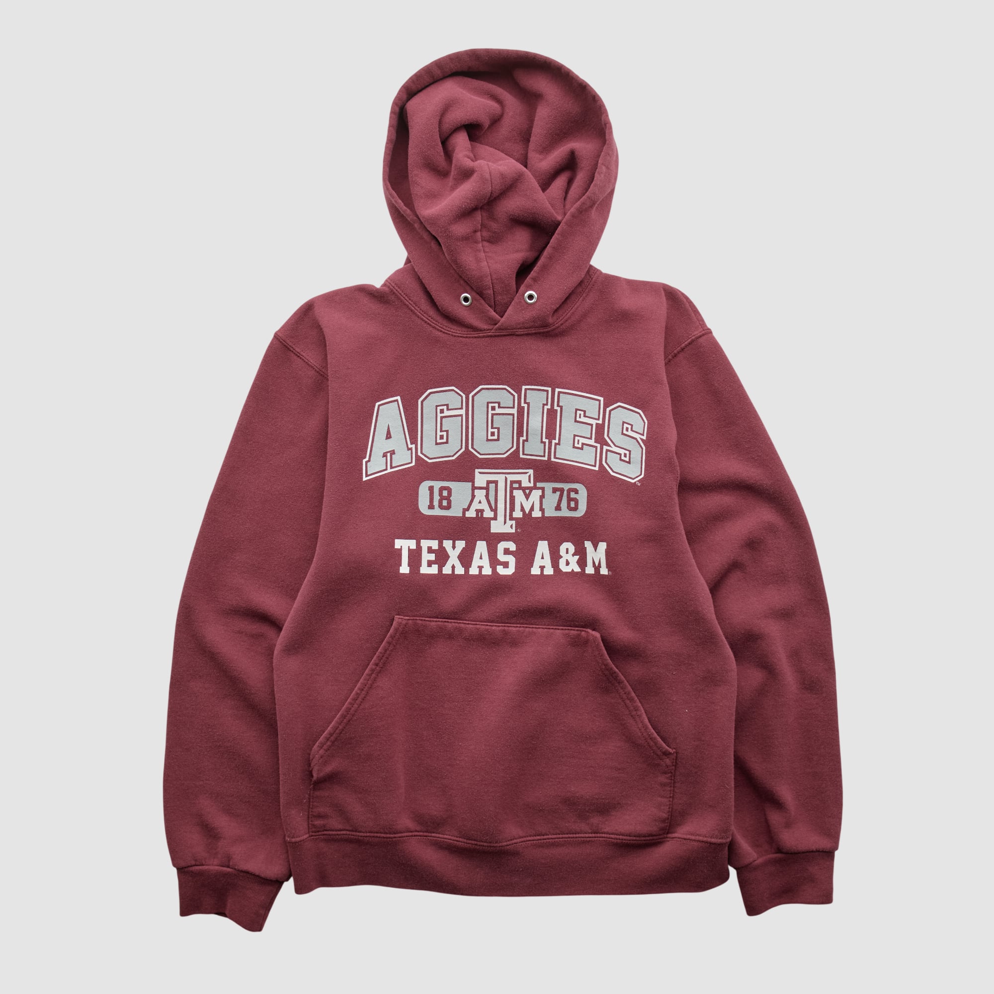 Texas A&M Aggies Jerzees 2010s Hooded Pullover Sweatshirt - Maroon - XS