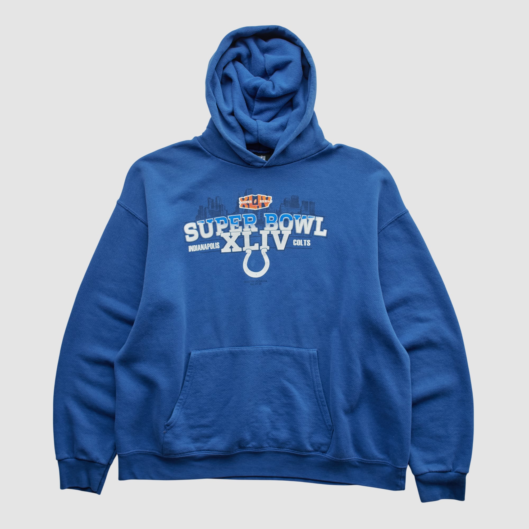 Indianapolis Colts NFL 2010 Hooded Pullover Sweatshirt - Blue - M