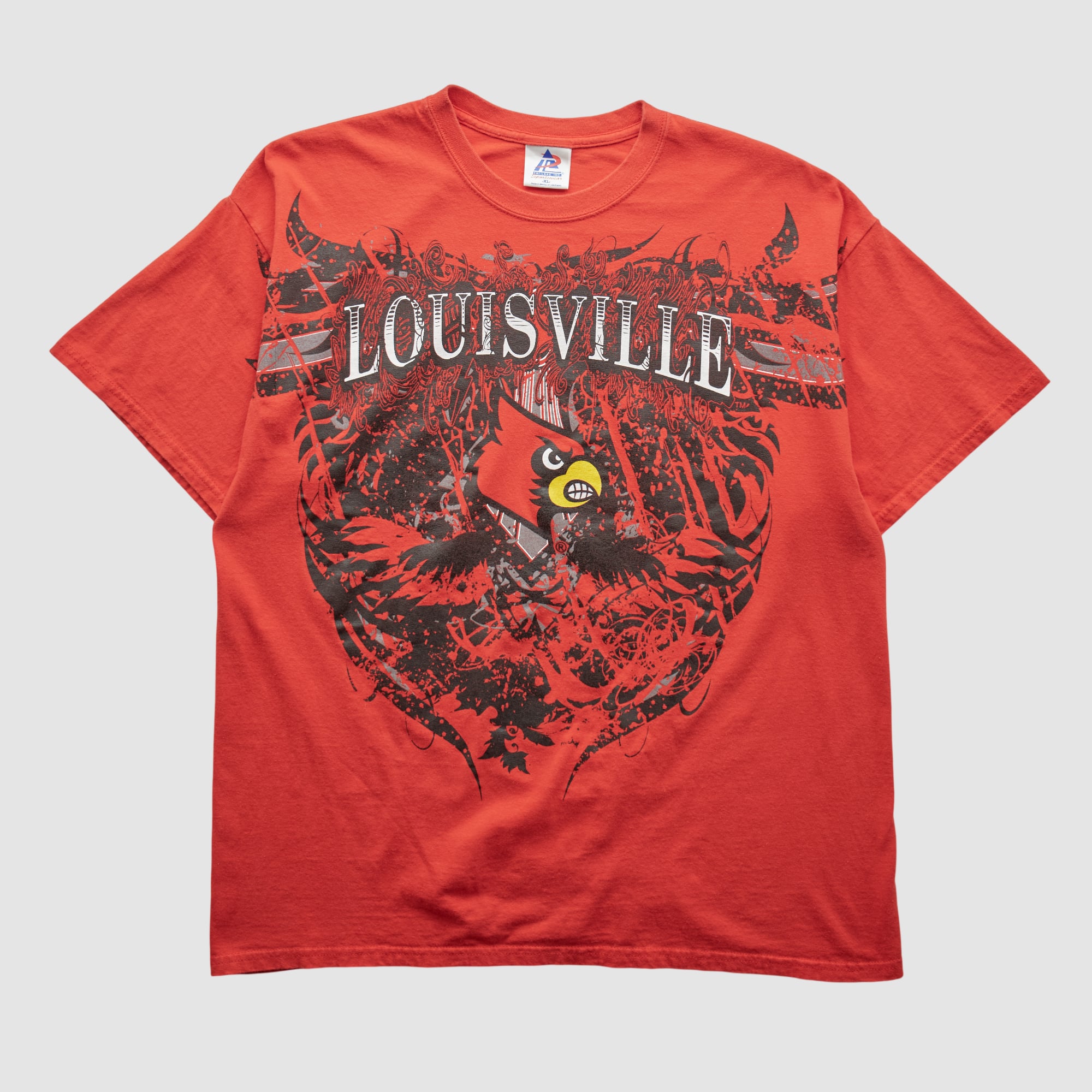 Louisville Cardinals Tri-Lake Inc Sportswear 2010s T-shirt - Red - L