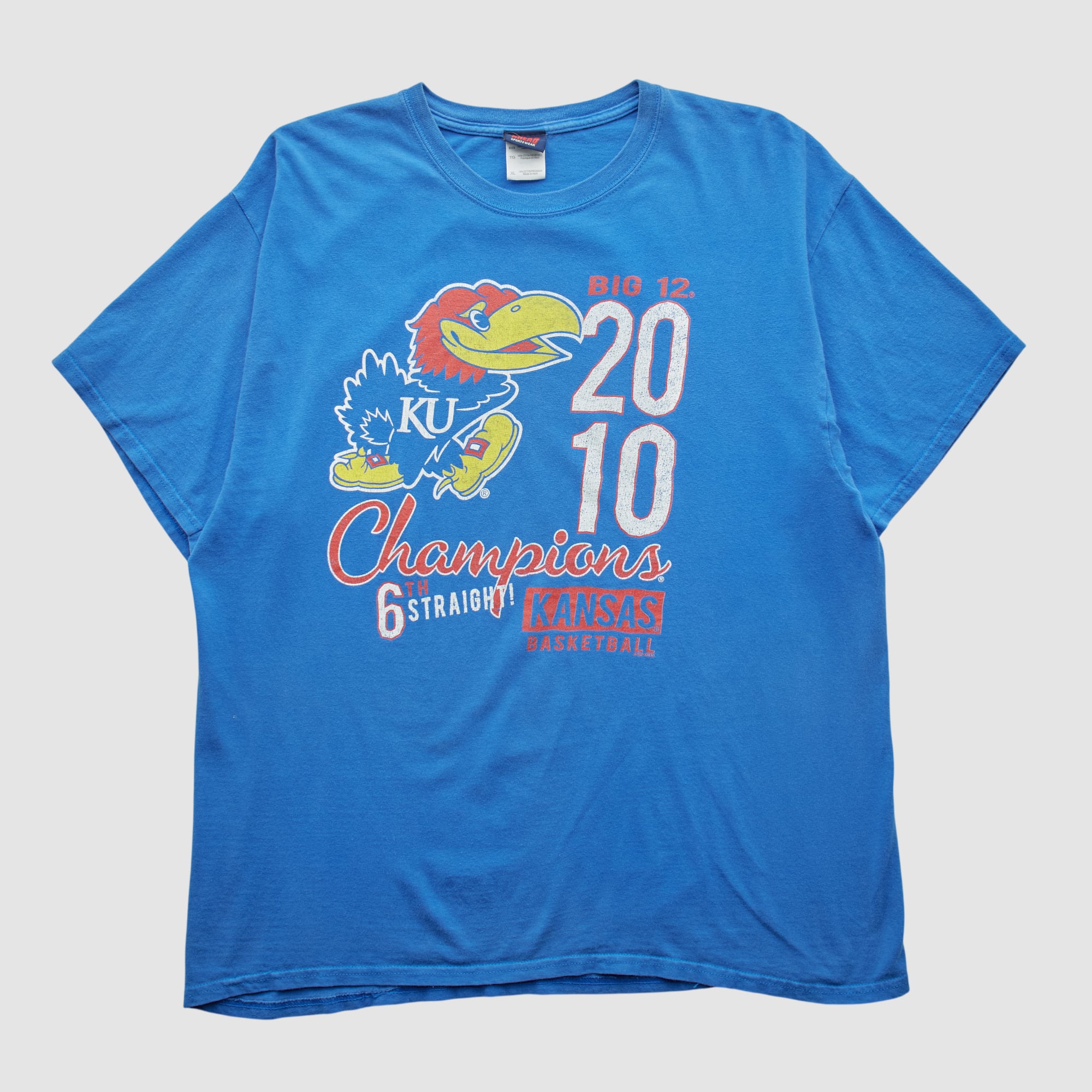 Kansas Jayhawks Step Ahead Sportswear 2010 T-shirt - Blue - XL