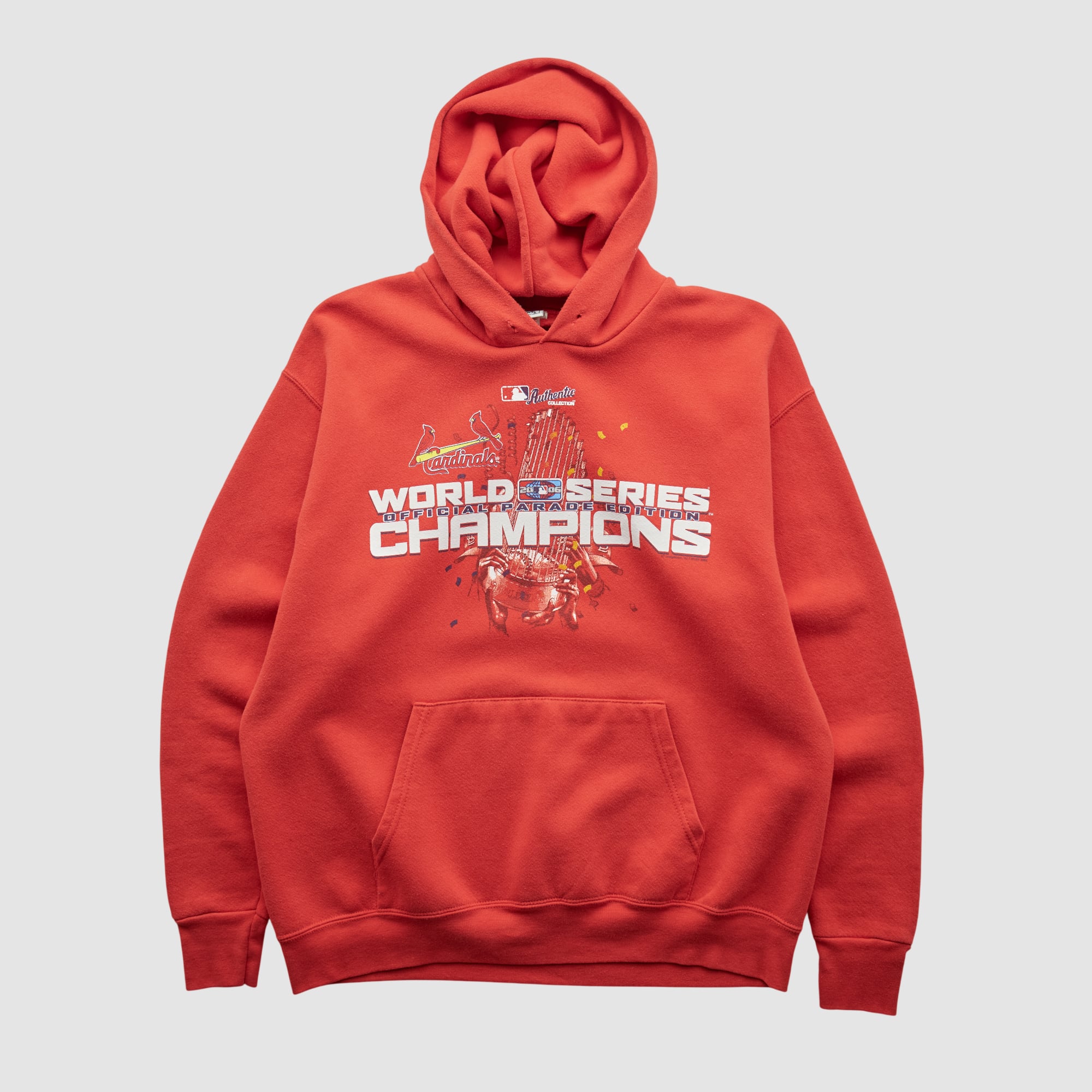 St. Louis Cardinals Lee Apparel 2006 Hooded Pullover Sweatshirt - Red - M