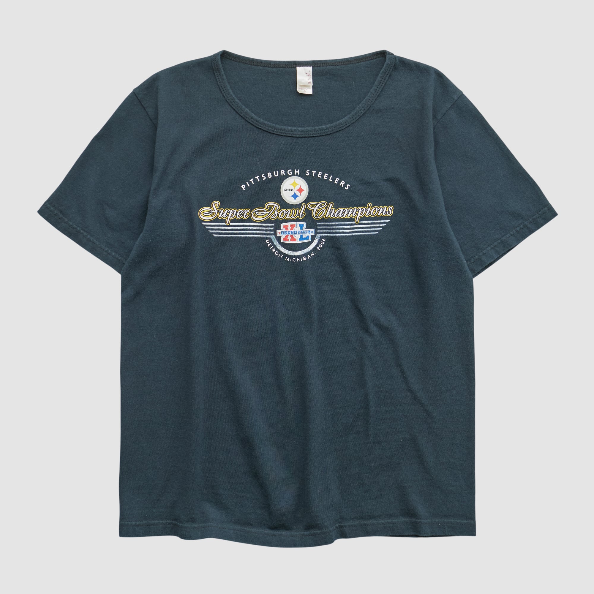 Pittsburgh Steelers Anvil 2006 T-shirt - Navy - M