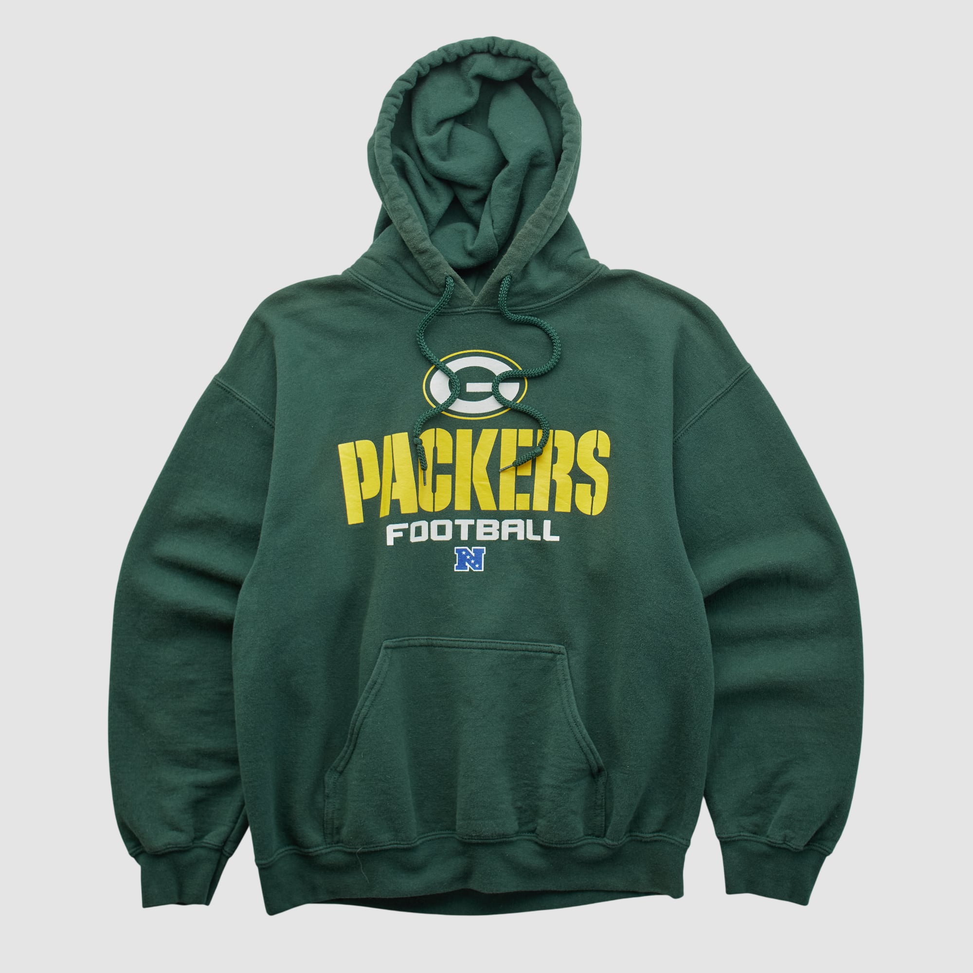 Green Bay Packers NFL 2000s Hooded Pullover Sweatshirt - Green - XS