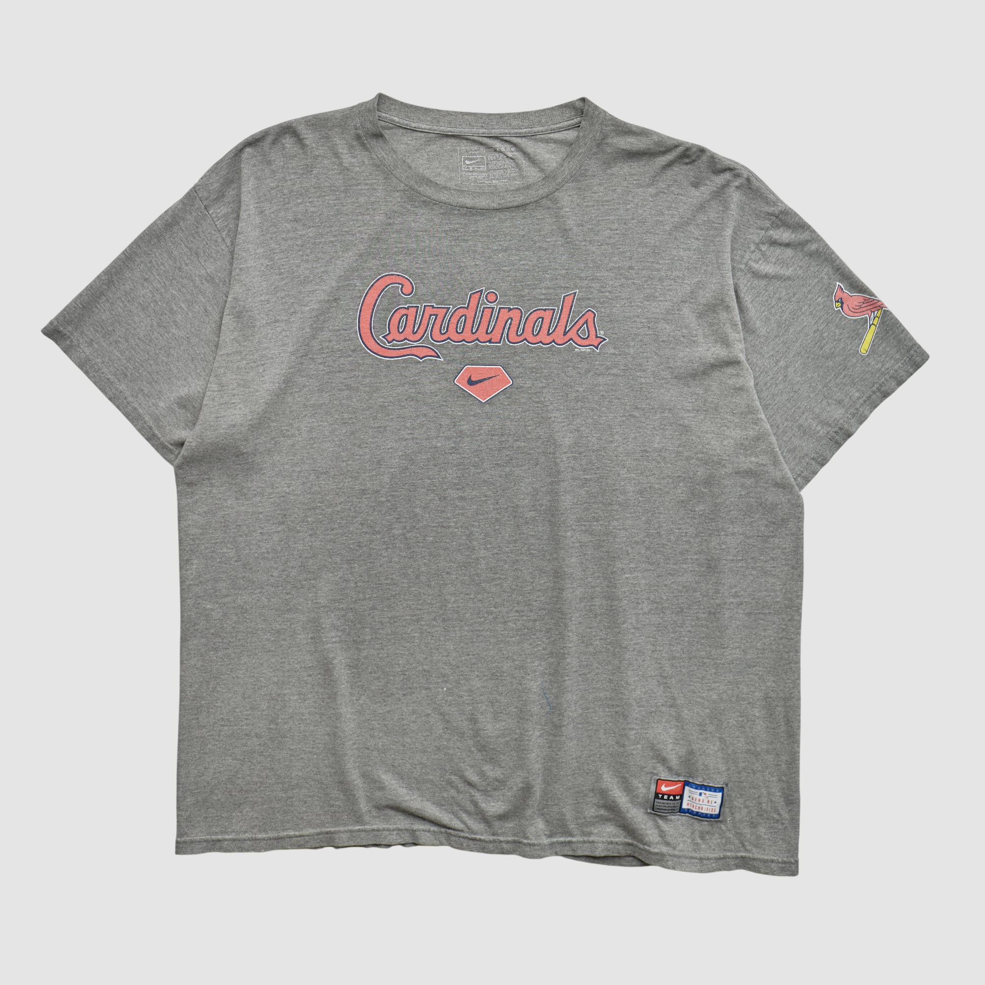 St. Louis Cardinals Nike 2000s T-shirt - Heather Gray - XL