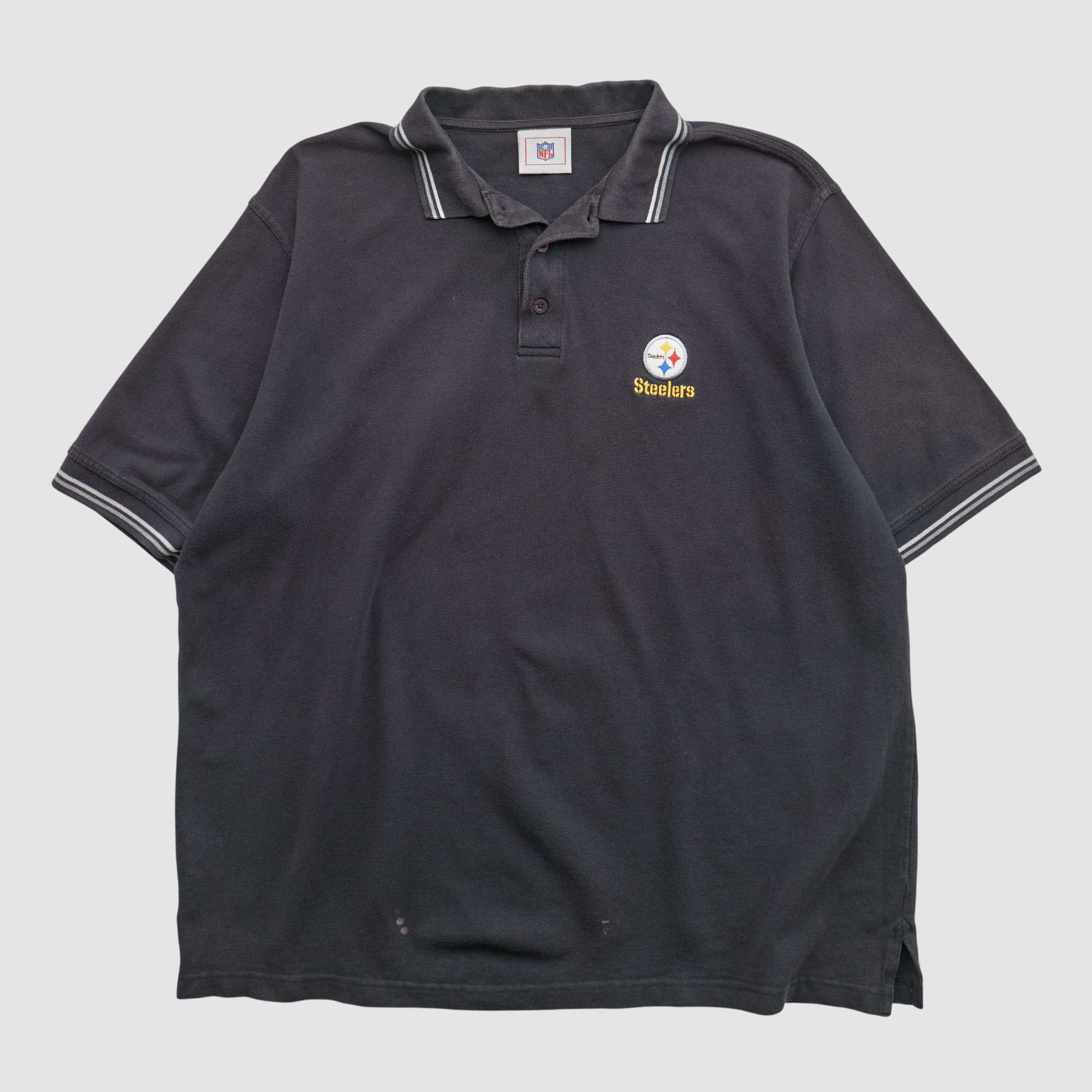 Pittsburgh Steelers 2000s Polo - Black - 2XL