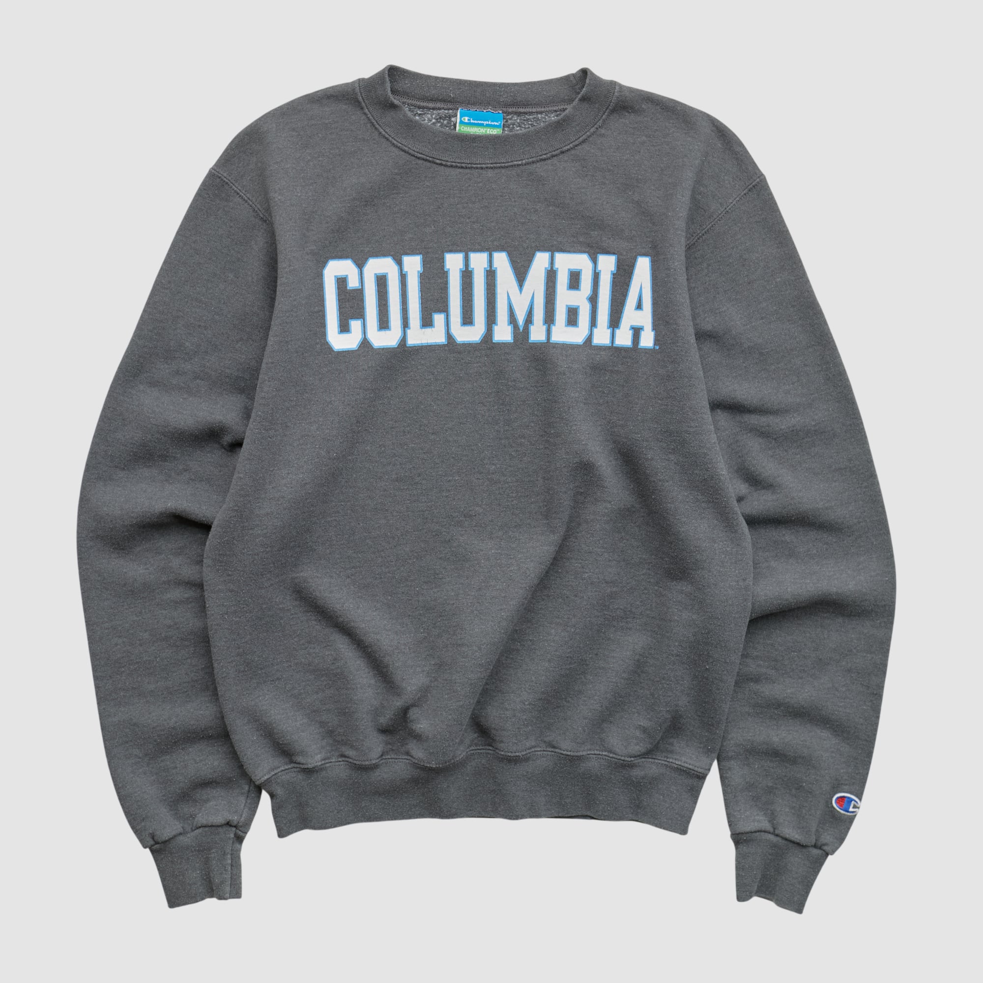 Columbia Champion 2010s Pullover Sweatshirt - Dark Heather Gray - XS