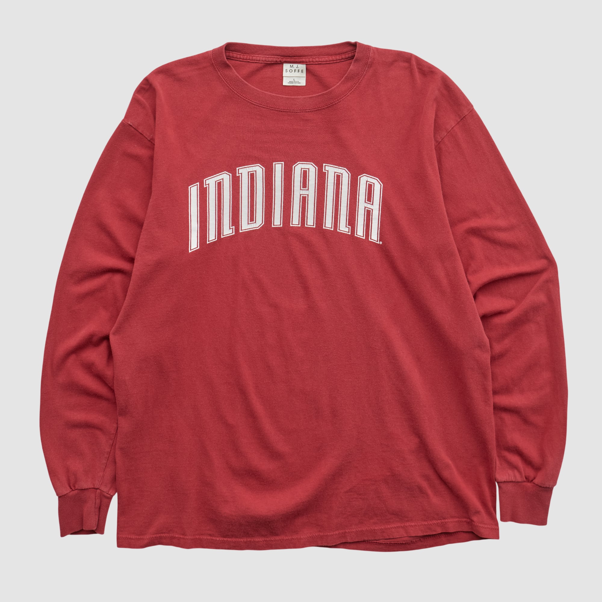 Indiana Hoosiers Soffe 2000s Long Sleeve T-shirt - Red - M