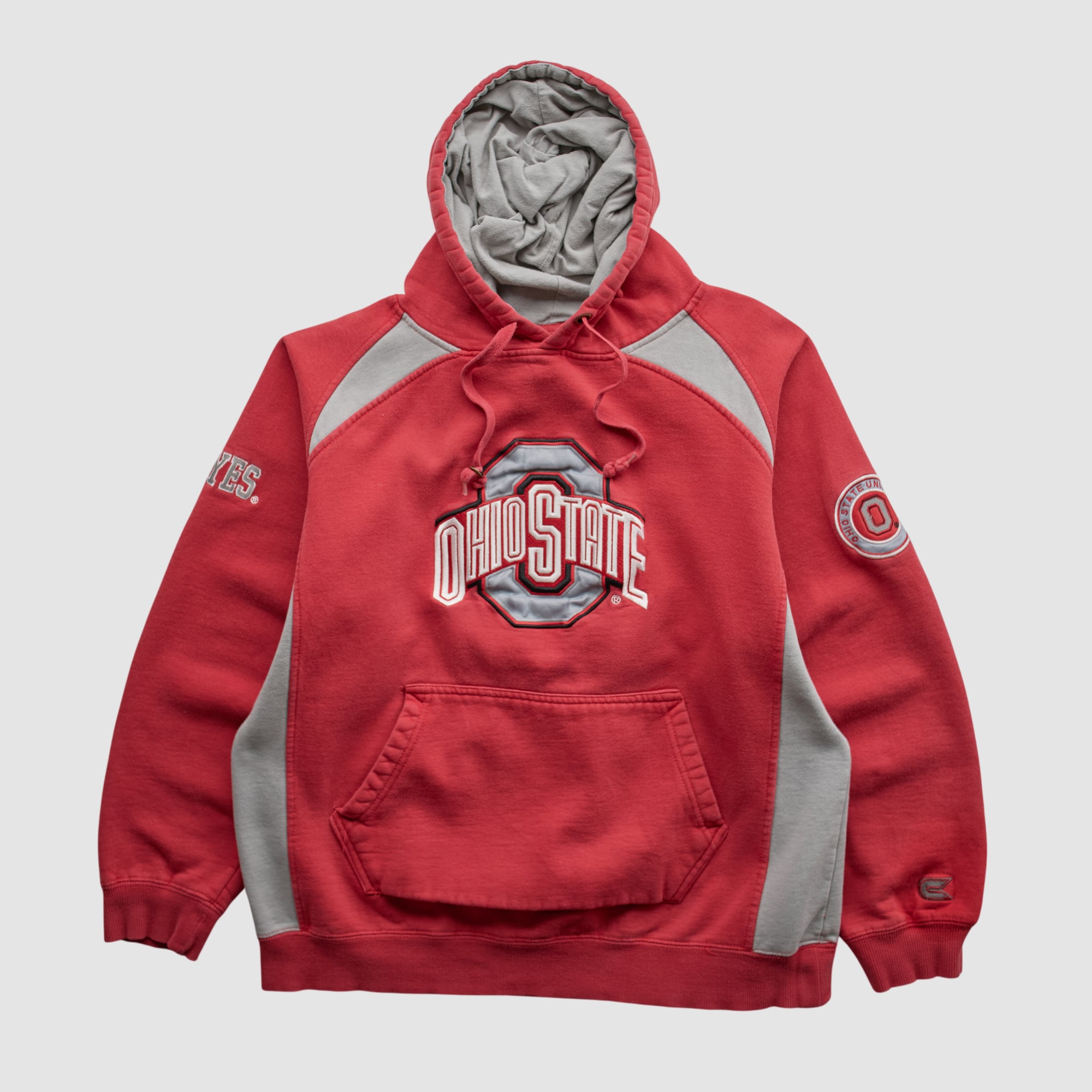 Ohio State Buckeyes Colosseum 2000s Hooded Pullover Sweatshirt - Red - S