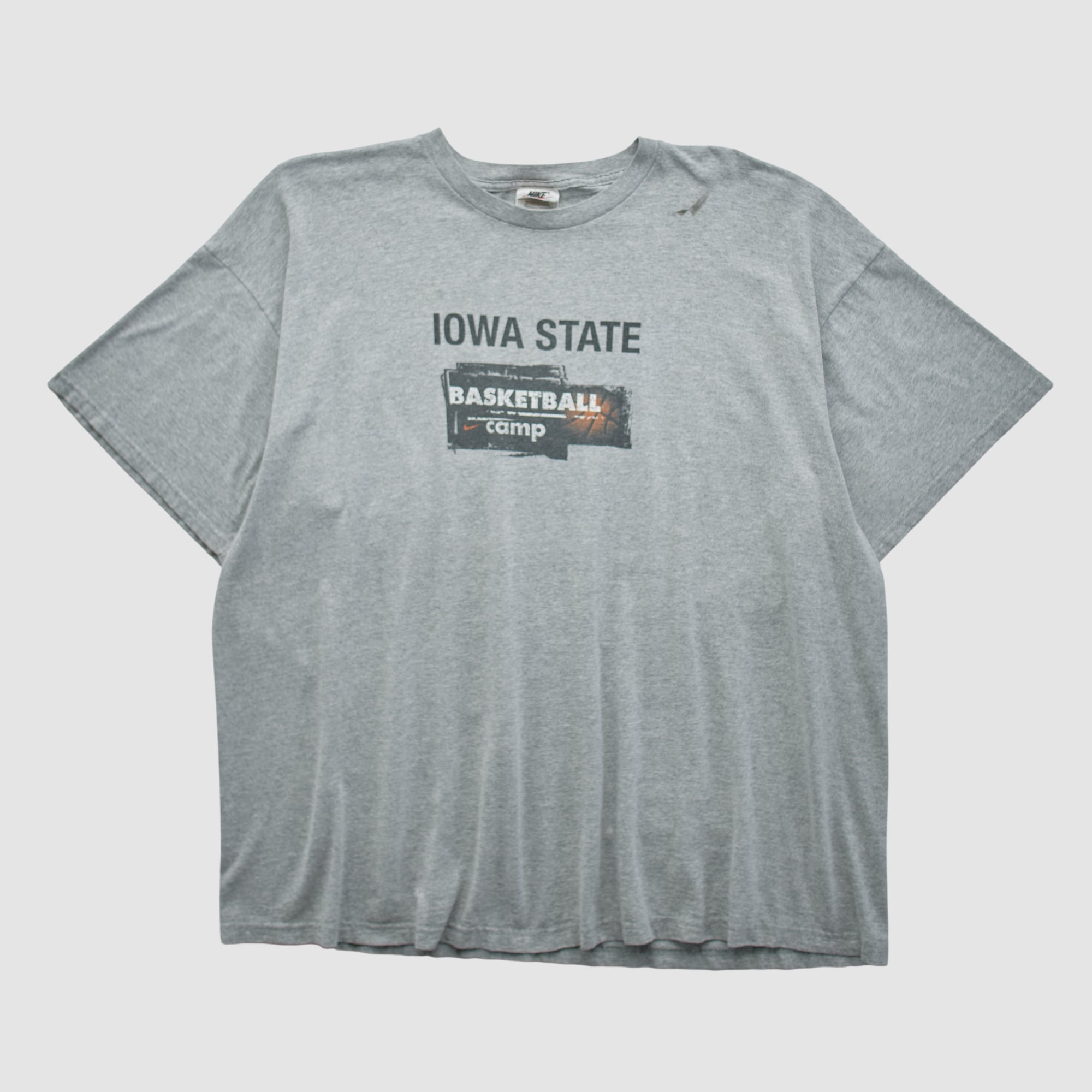 Iowa State Cyclones Nike 2000s T-shirt - Heather Gray - 2XL