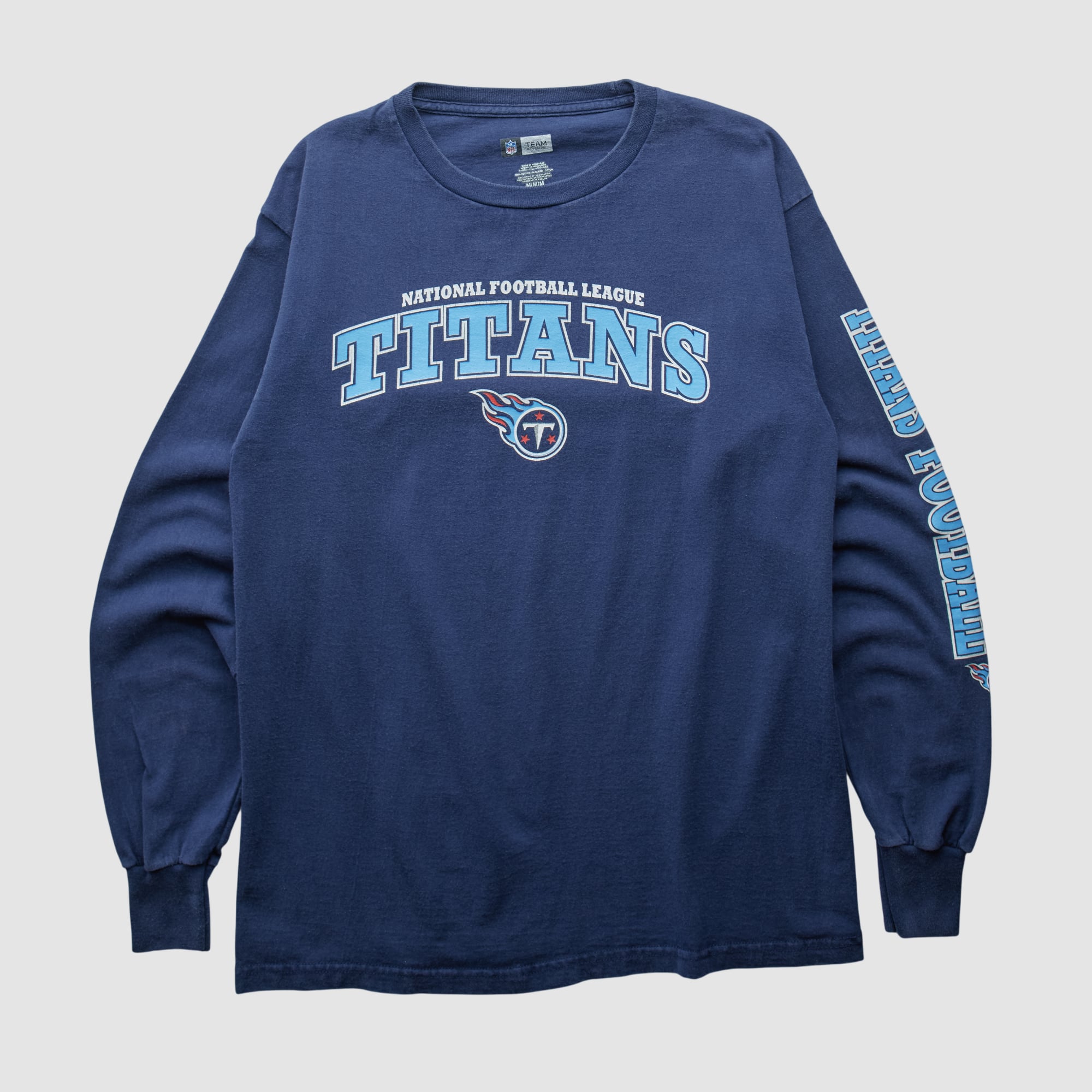 Tennessee Titans NFL 2000s Long Sleeve T-shirt - Navy - M