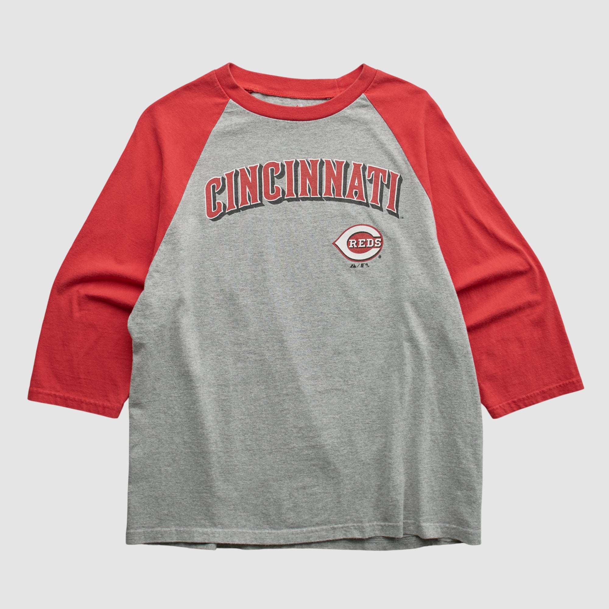 Cincinnati Reds Majestic 2009 T-shirt - Heather Gray - M