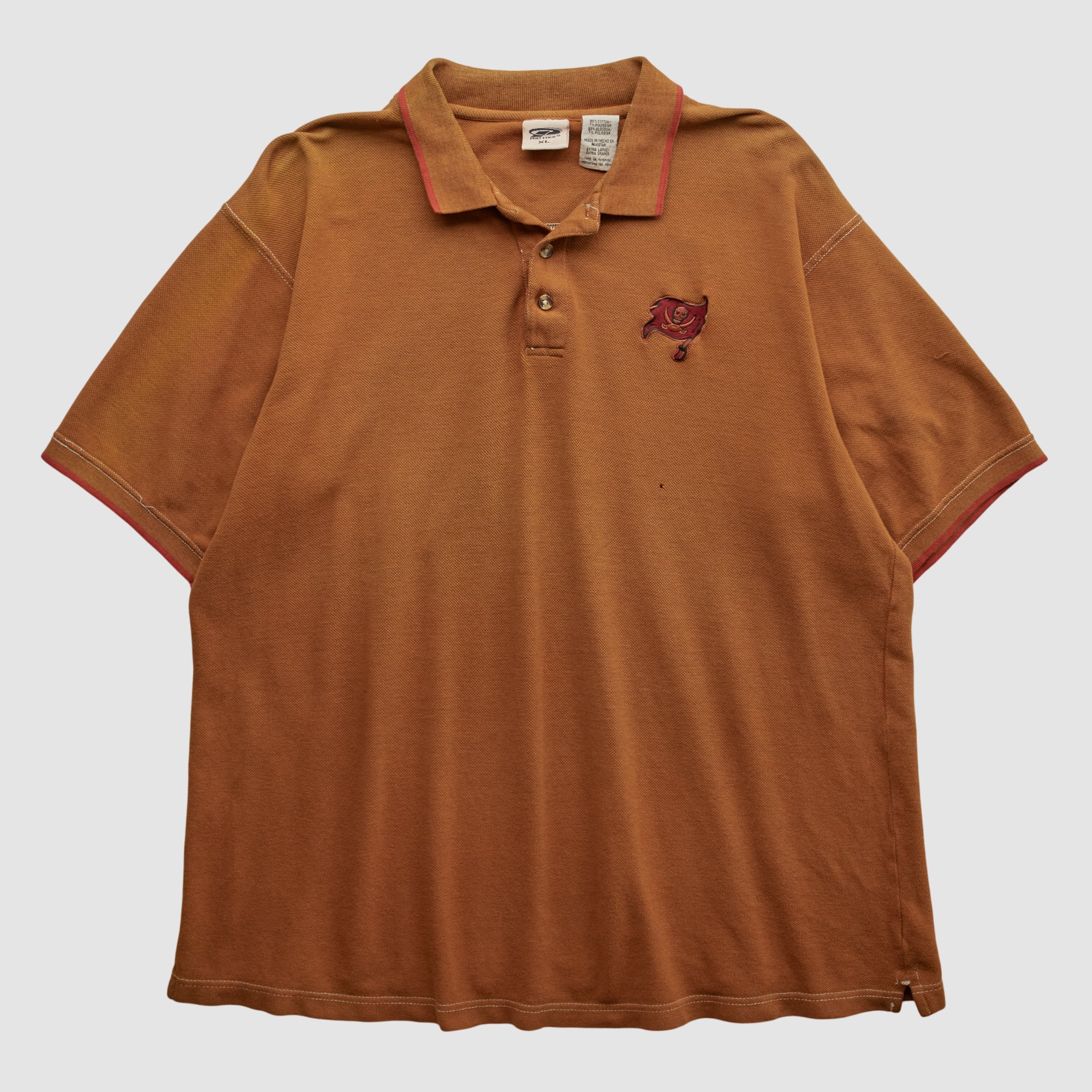 Tampa Bay Buccaneers Pro Edge 2000s Polo - Clay - 2XL