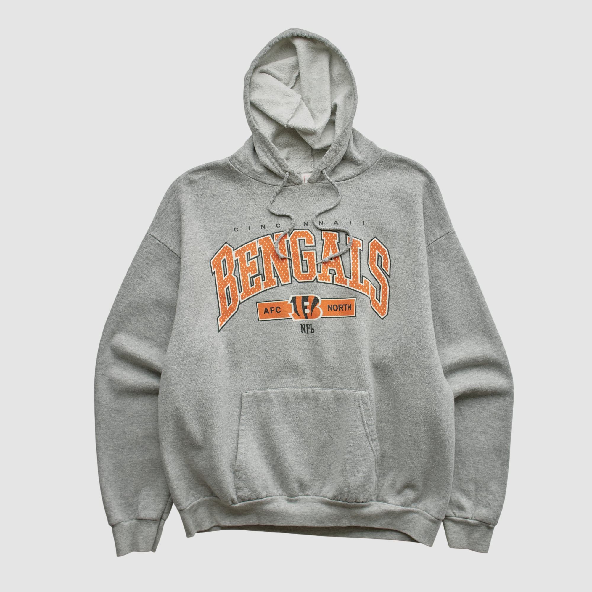 Cincinnati Bengals NFL 2000s Hooded Pullover Sweatshirt - Heather Gray - S