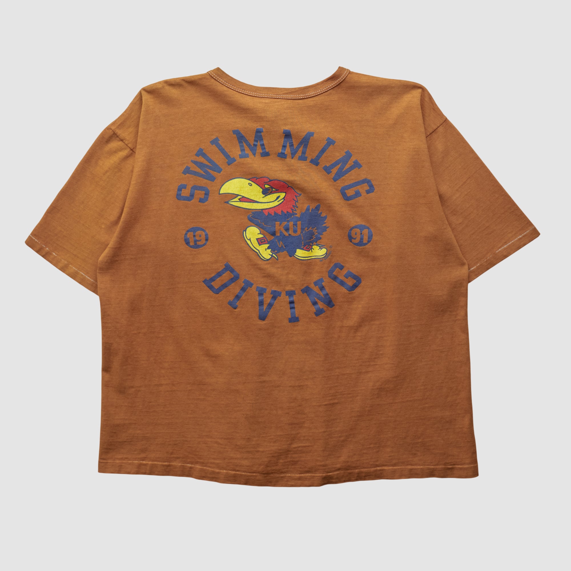 Kansas Jayhawks 1991 T-shirt - Clay - M