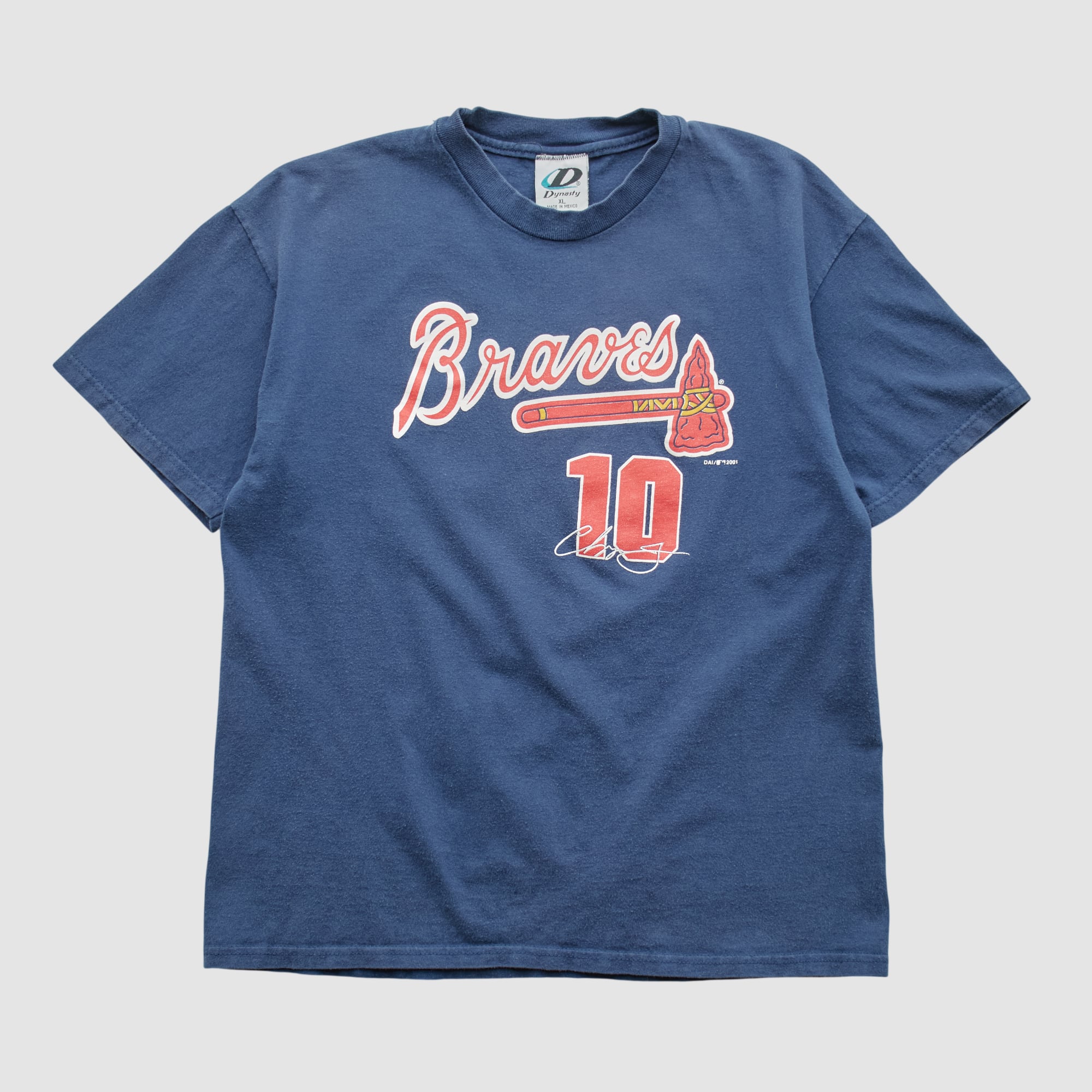 Atlanta Braves Dynasty T-shirt - Navy - XS