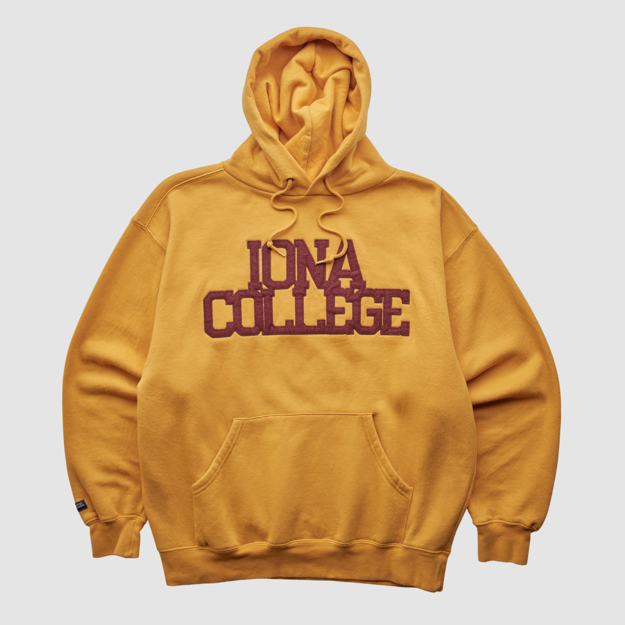 Iona University Gaels Jansport 2000s Hooded Pullover Sweatshirt - Yellow - M