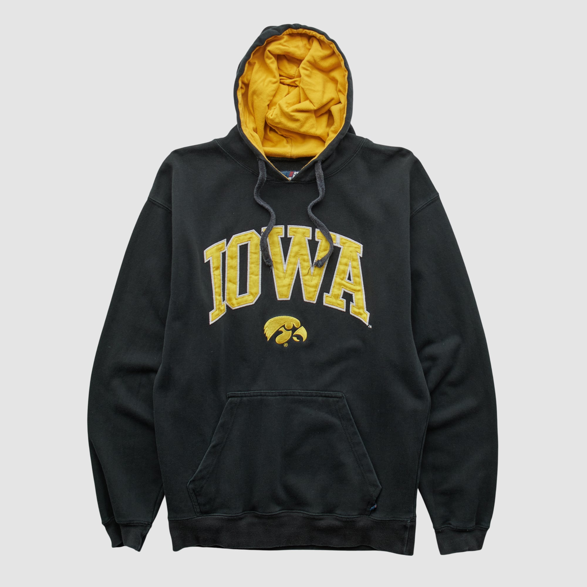 Iowa Hawkeyes J America Sportswear 2010s Hooded Pullover Sweatshirt - Black - S