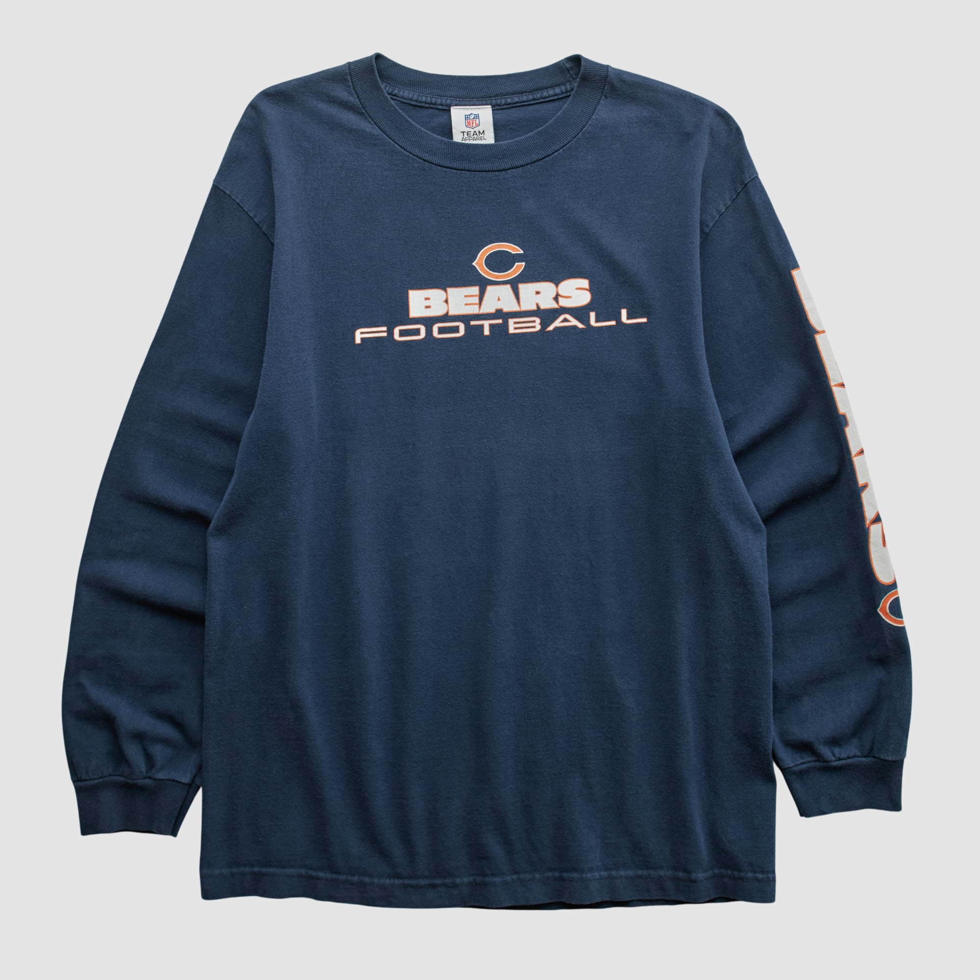 Chicago Bears NFL 2010s Long Sleeve T-shirt - Navy - M