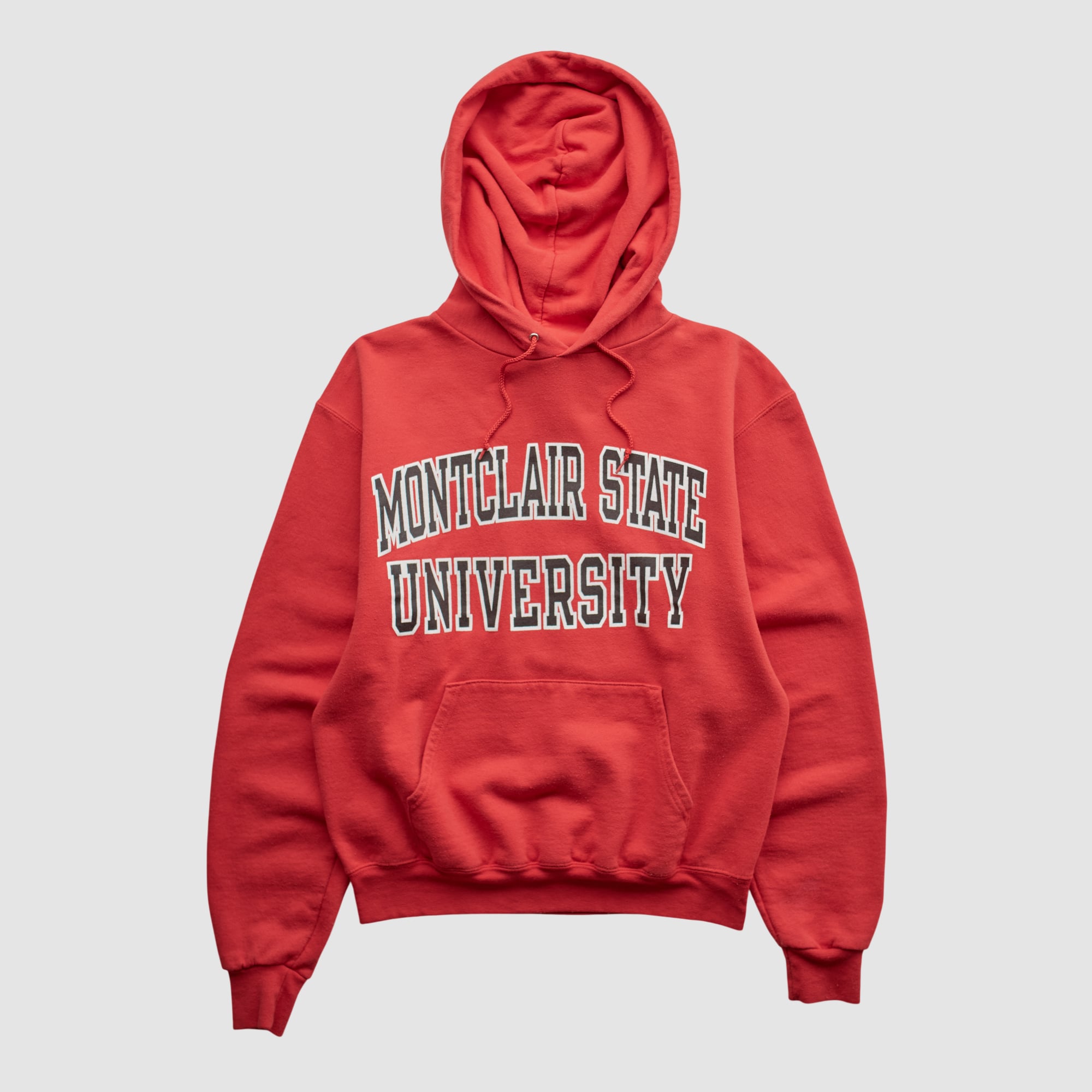 Montclair State Red Hawks Champion 2000s Hooded Pullover Sweatshirt - Red - XS
