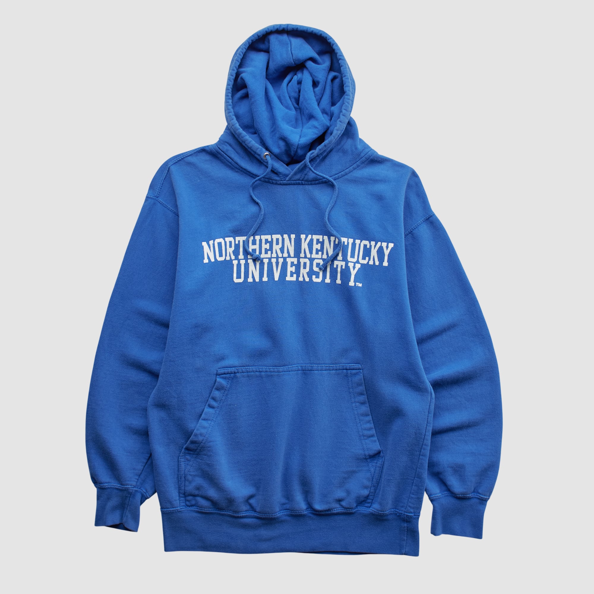 Northern Kentucky University Norse MV Sport 2000s Hooded Pullover Sweatshirt - Blue - XS