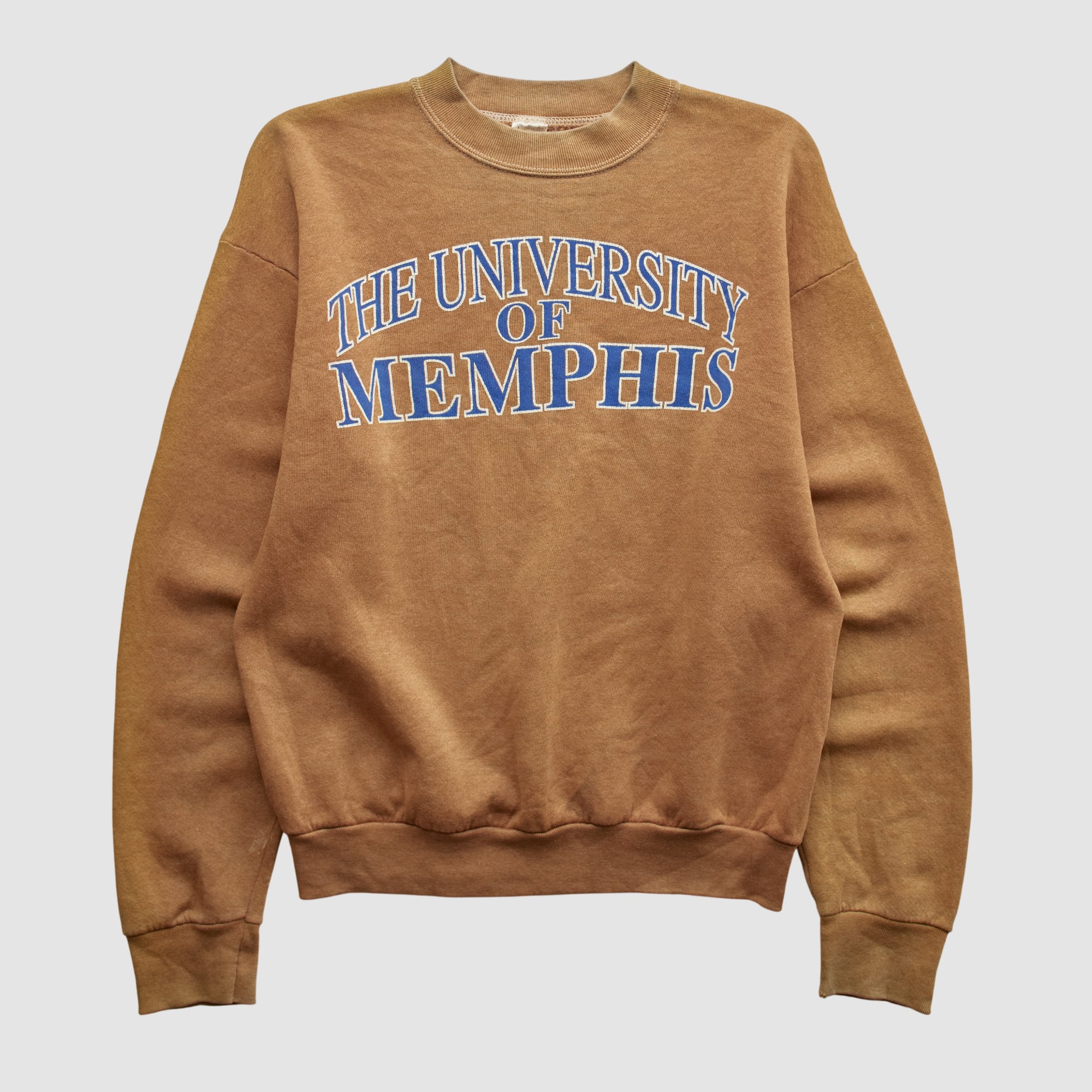 Memphis Tigers Fruit of The Loom 2000s Pullover Sweatshirt - Clay - S