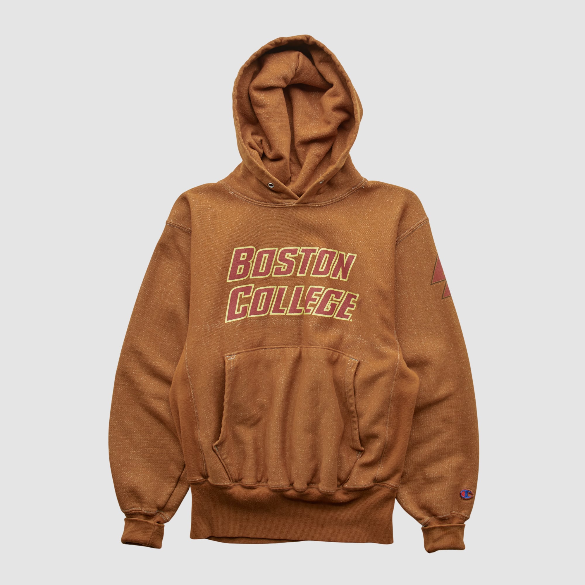 Boston College Eagles Champion 2000s Hooded Pullover Sweatshirt - Clay - XS