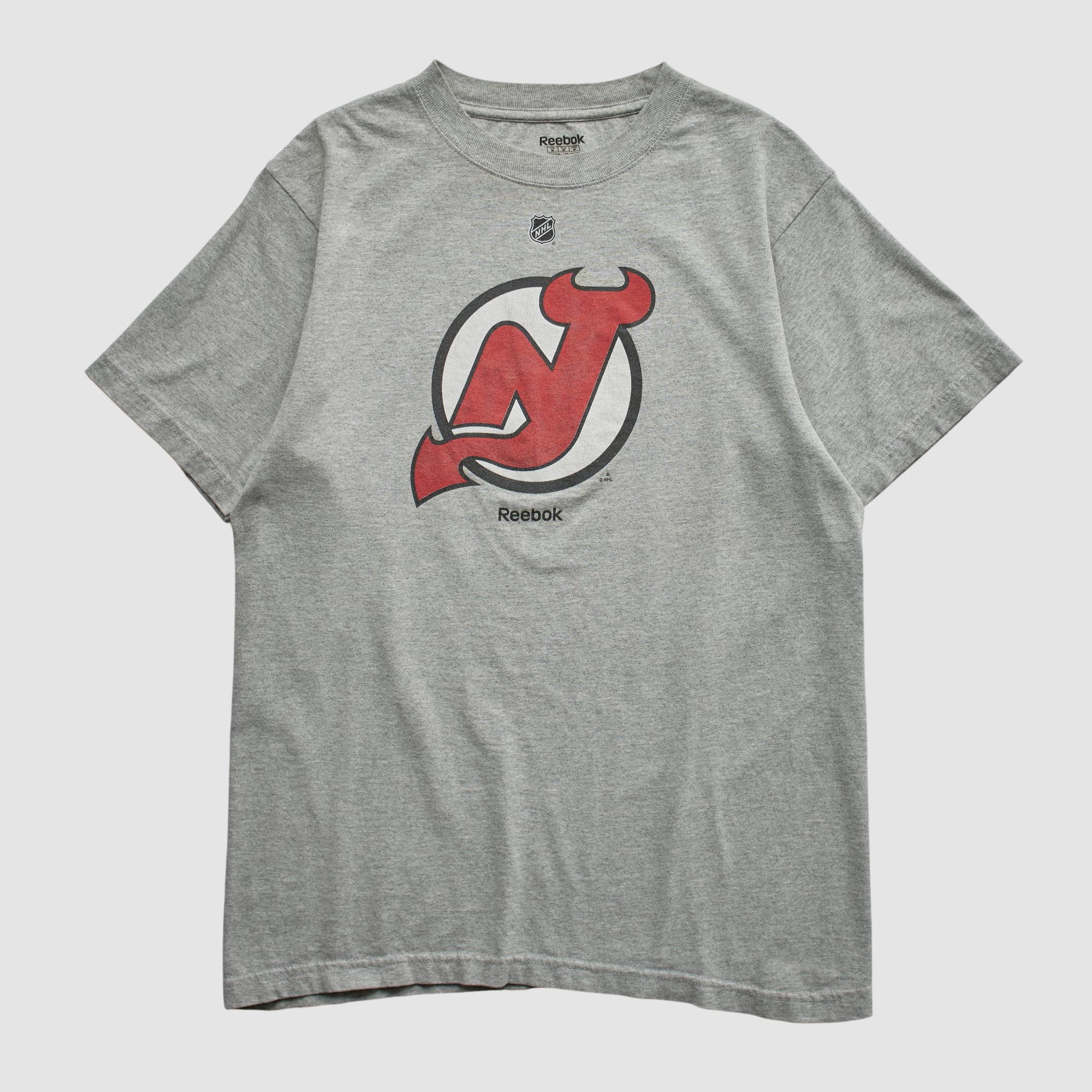 New Jersey Devils Reebok 2000s T-shirt - Heather Gray - S