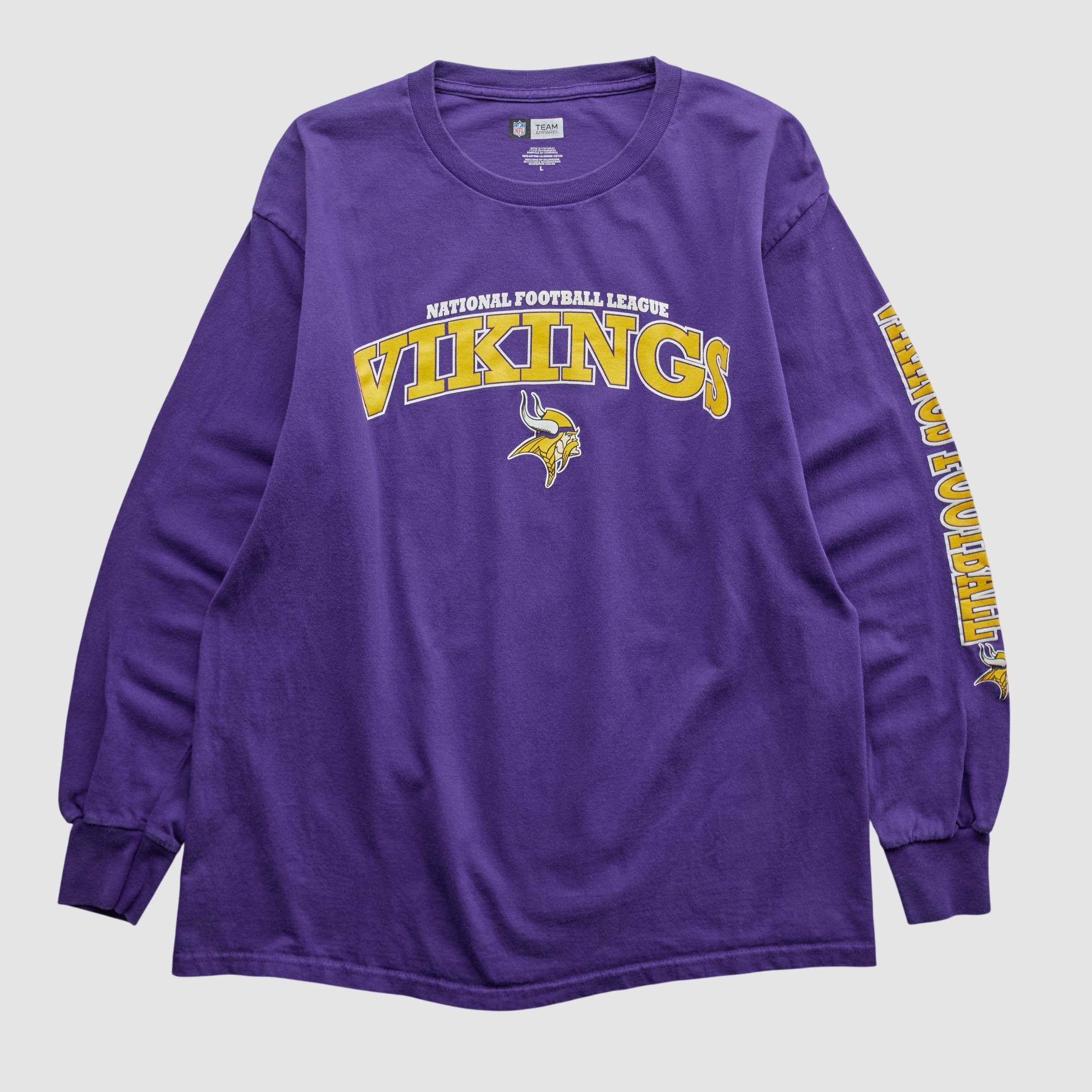 Minnesota Vikings NFL 2000s Long Sleeve T-shirt - Purple - M