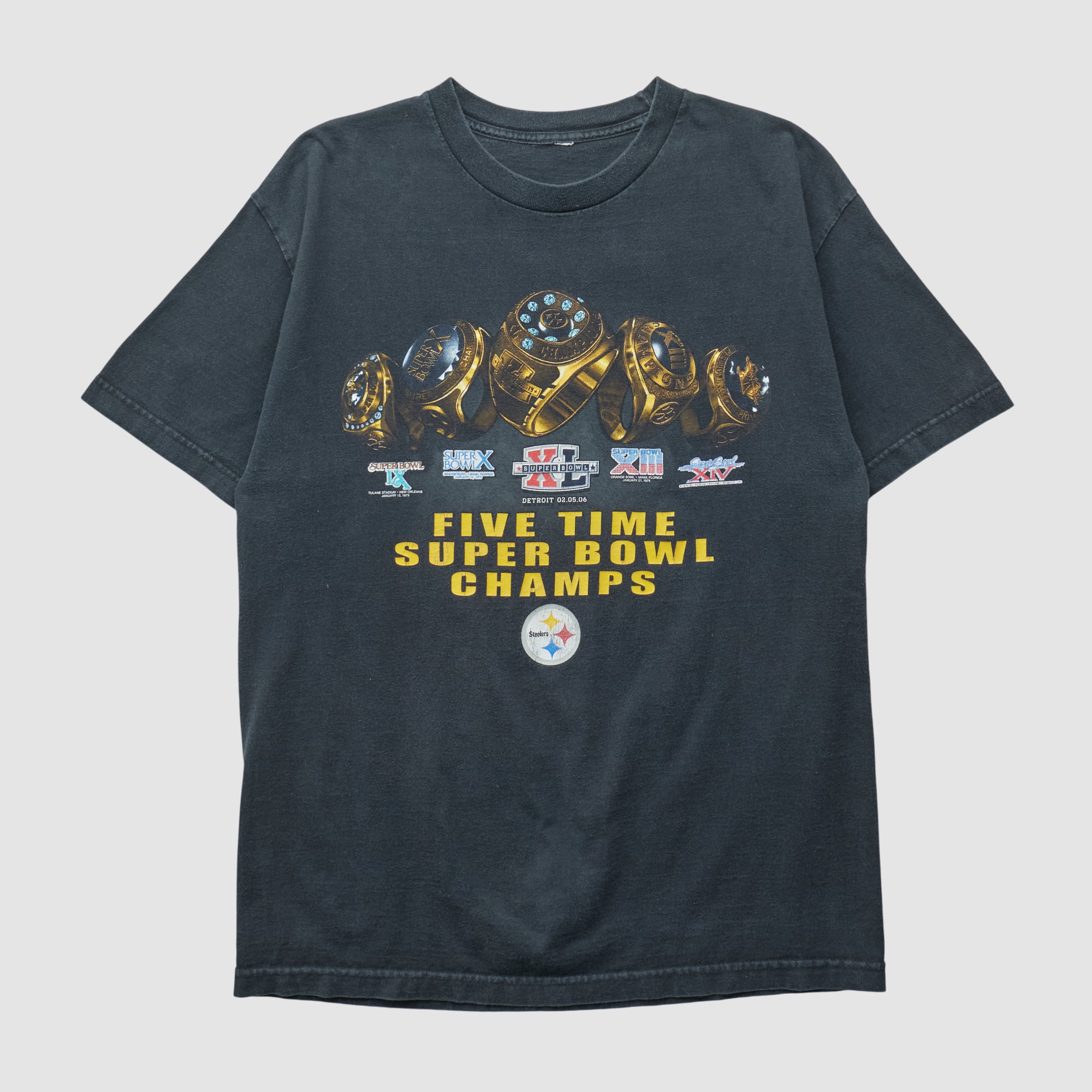 Pittsburgh Steelers 2006 T-shirt - Black - M