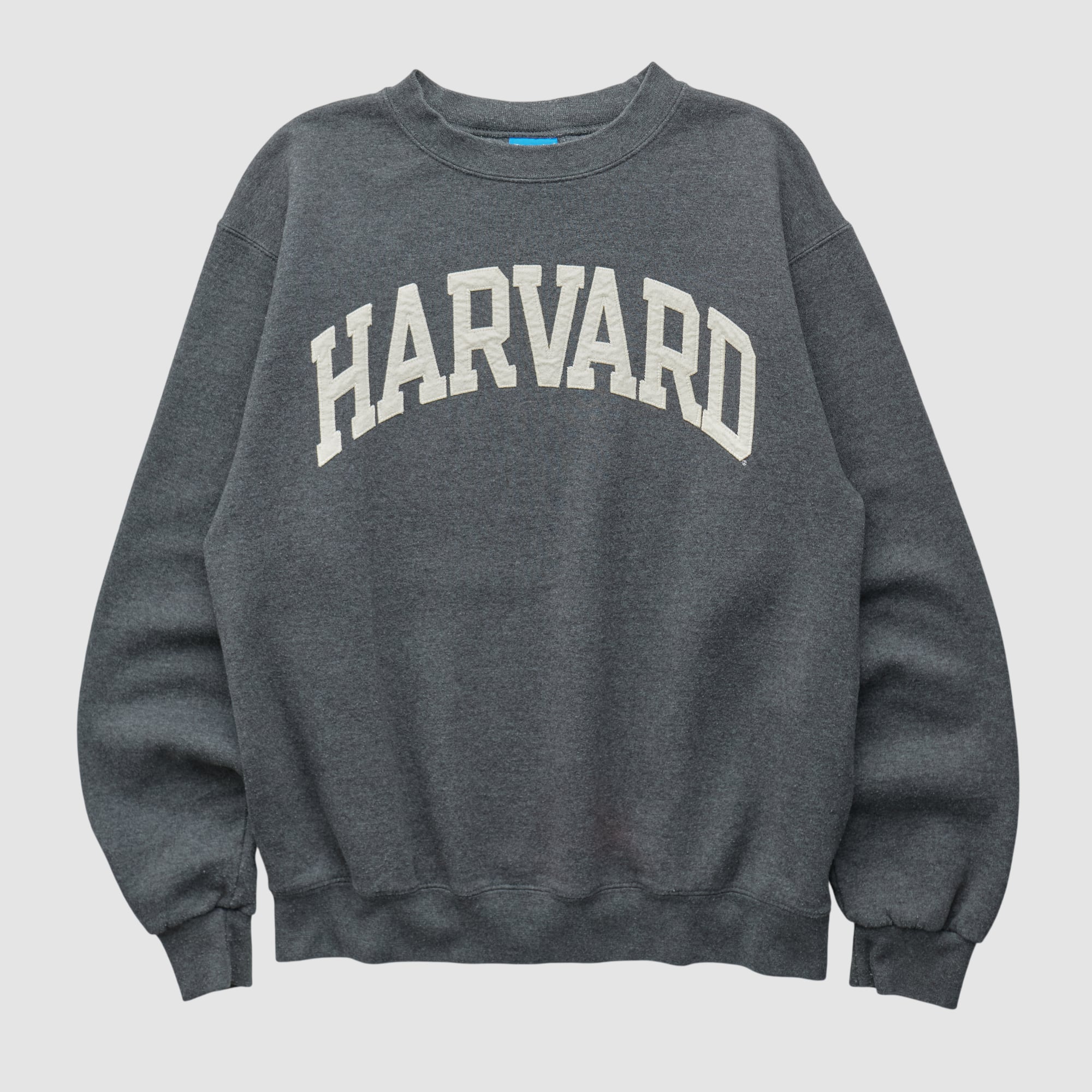 Harvard Crimson Chalk Line 2010s Pullover Sweatshirt - Dark Heather Gray - S