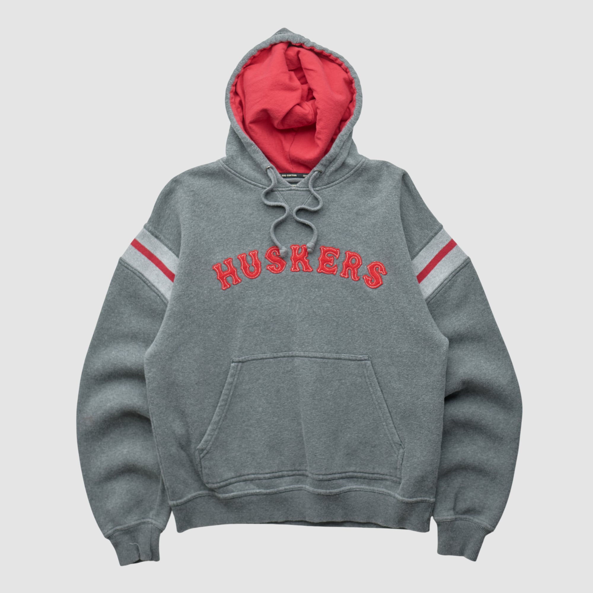 Nebraska Huskers Gear For Sports 2000s Hooded Pullover Sweatshirt - Dark Heather Gray - S