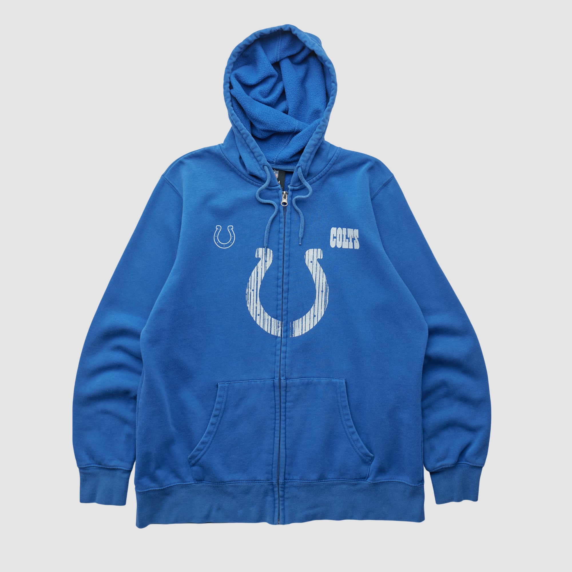 Indianapolis Colts NFL 2010s Hooded Full Zip Sweatshirt - Blue - S