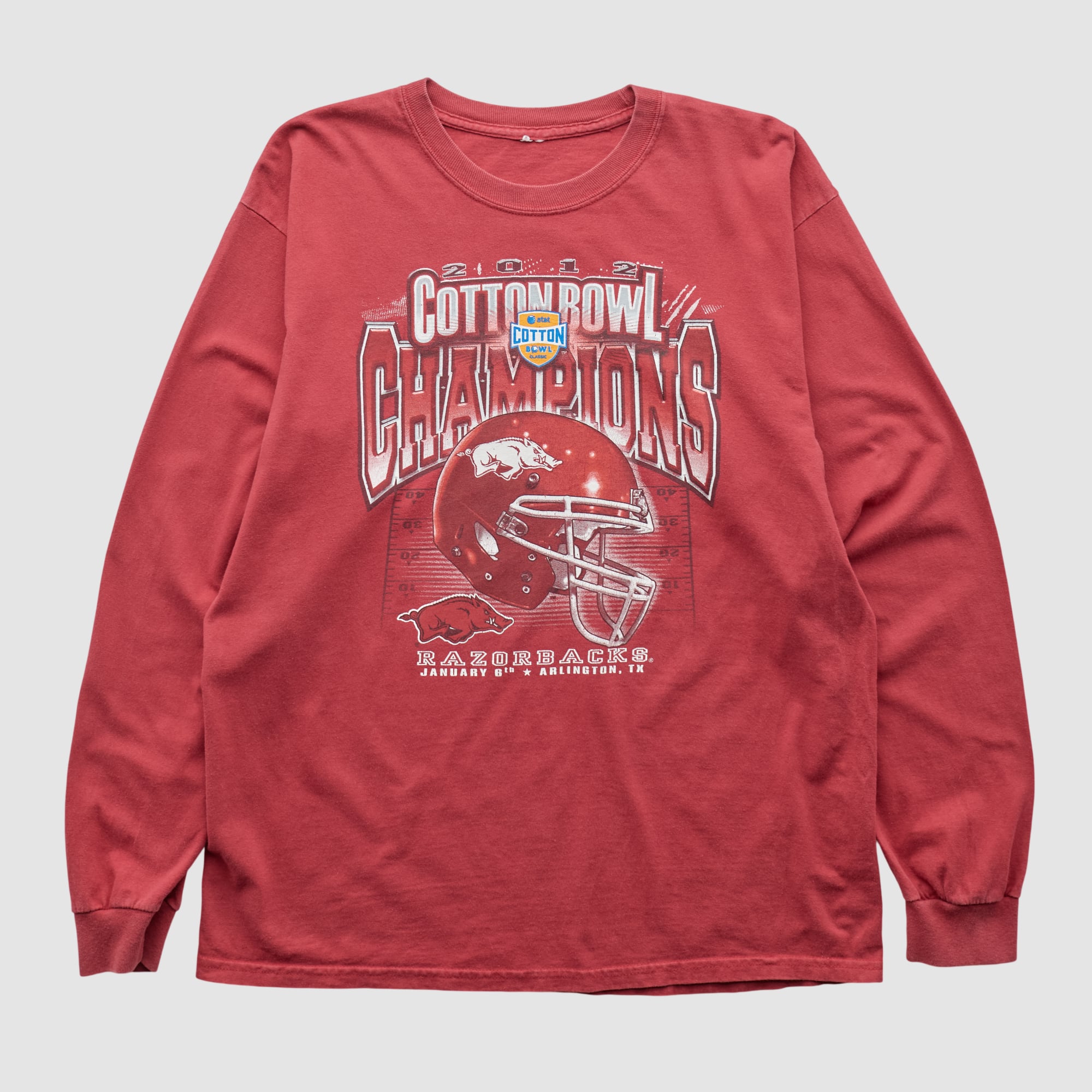 Arkansas Razorbacks 2012 Long Sleeve T-shirt - Red - M